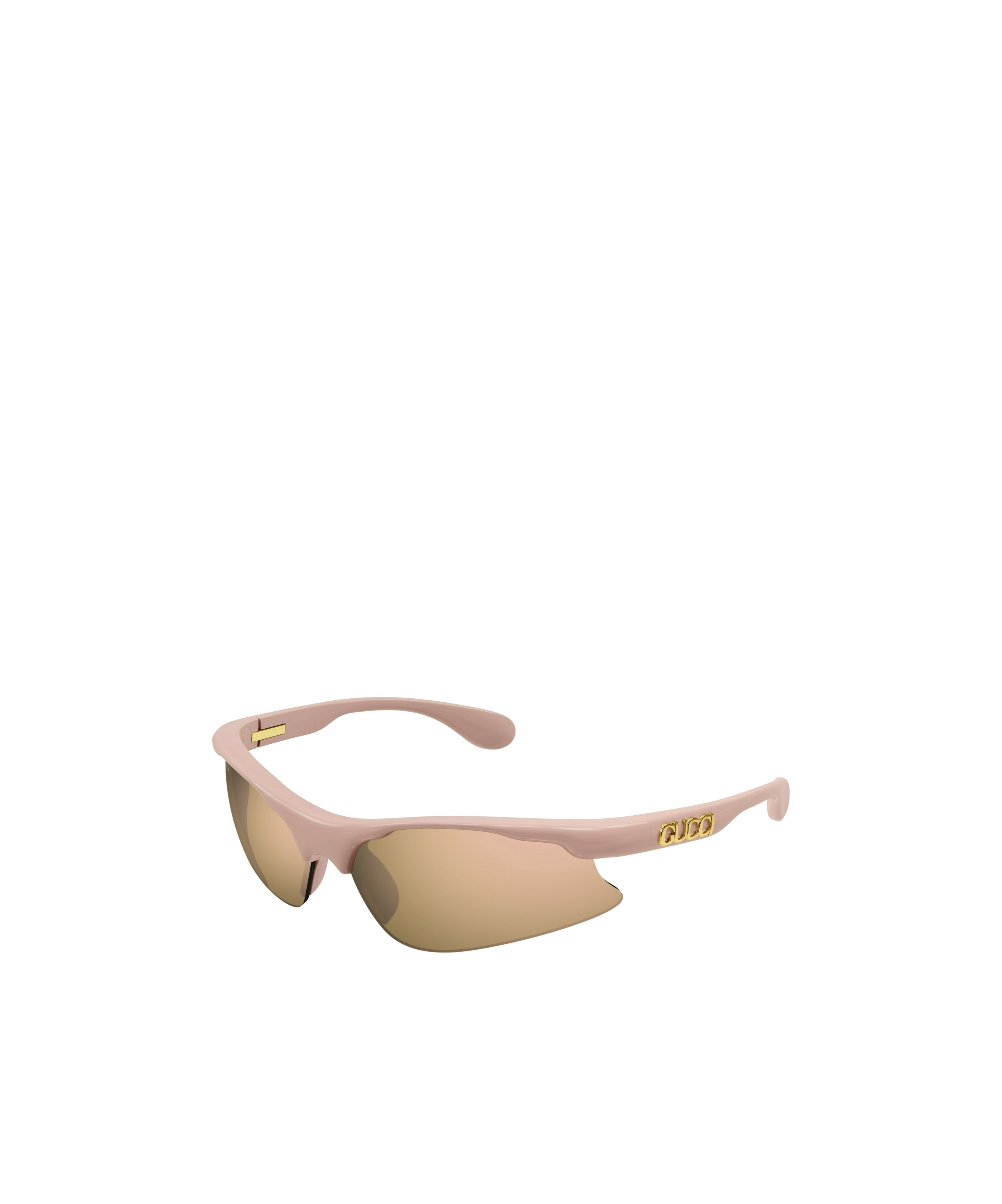 Gucci Eyewear Mask-frame Sunglasses In Nude