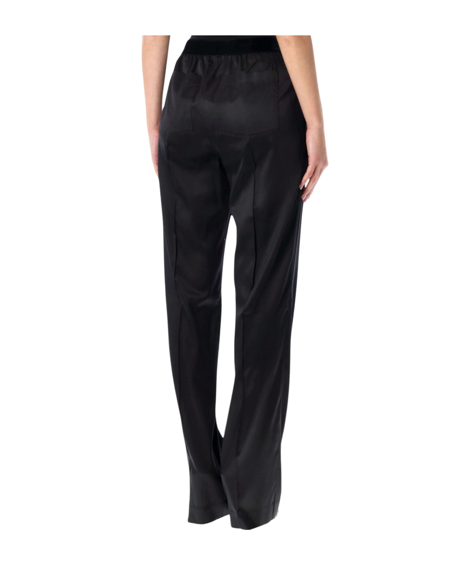 Tom Ford Solid Color Casual Pants In Black