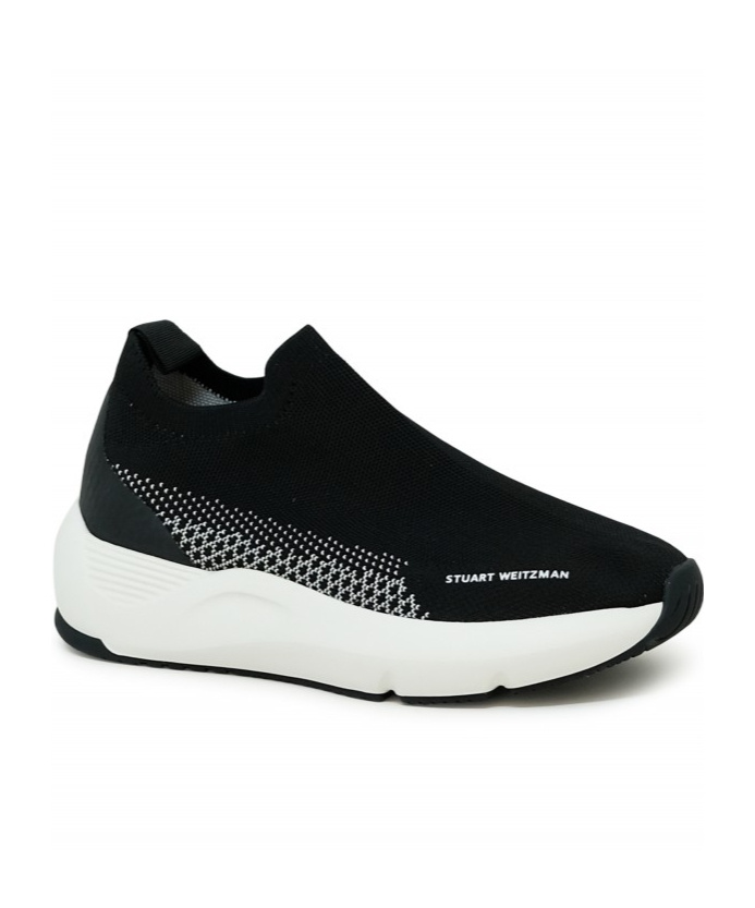 Stuart Weitzman Logo Sneakers In Black