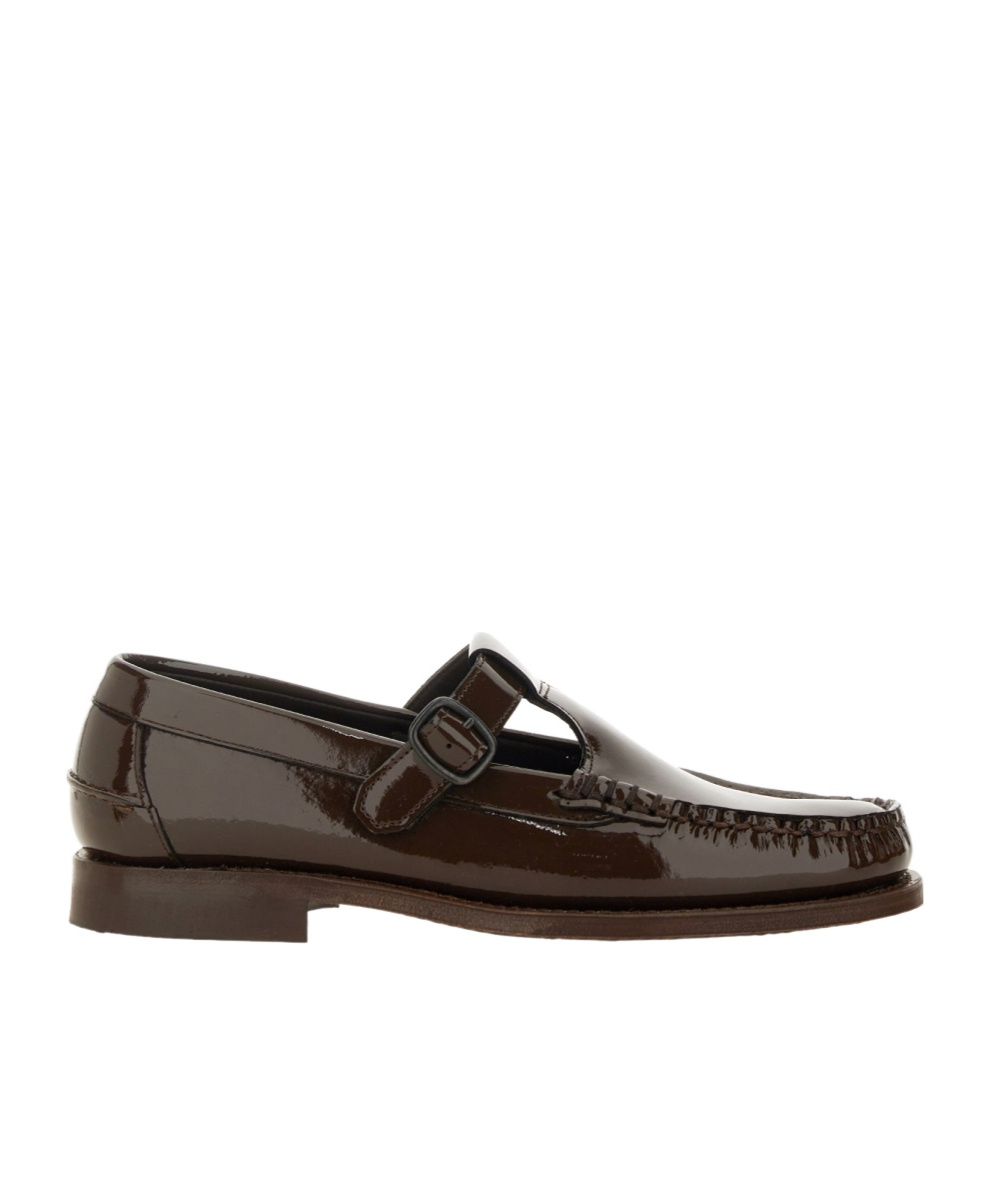 Hereu Women's Alber Moccasin T-bar Loafer In Black