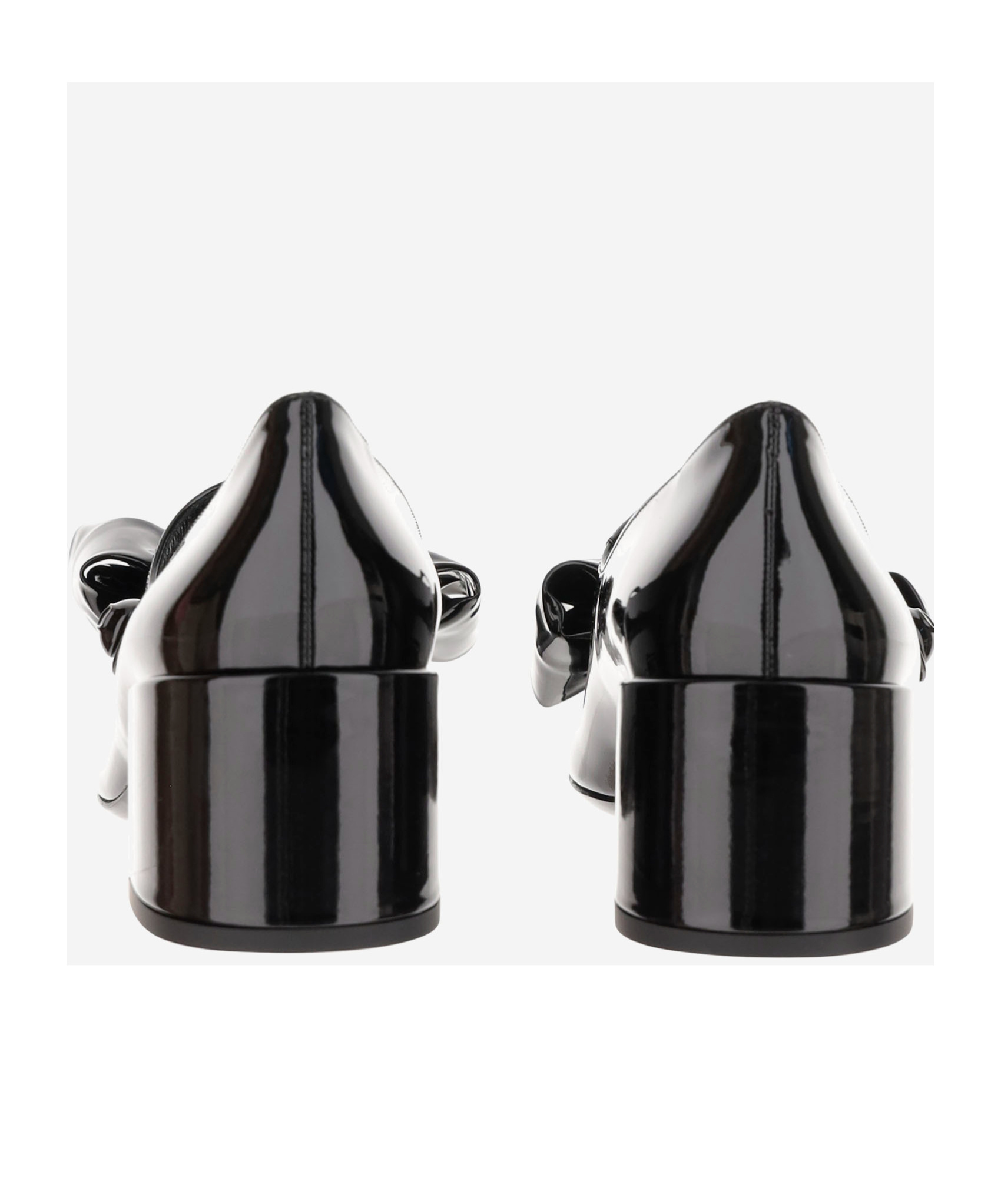 Valentino Bowjane Patent Leather Mary Jane Pumps In Black