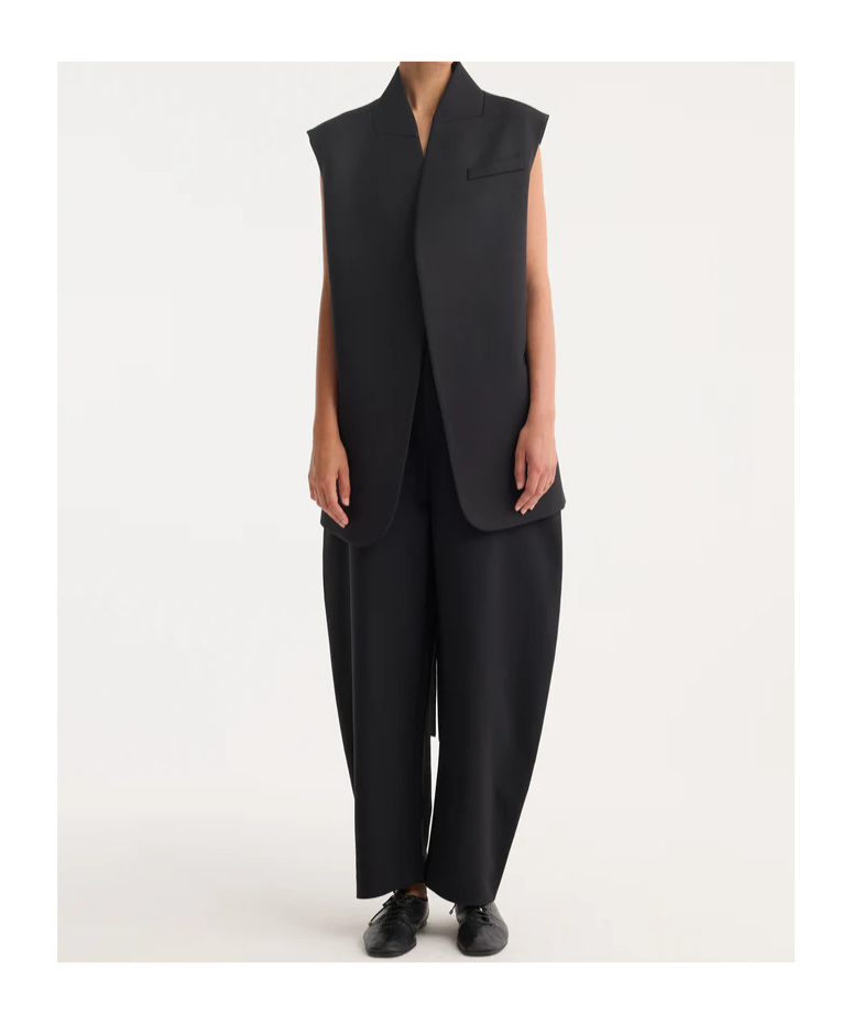Rohe Lace-up Vest In Black