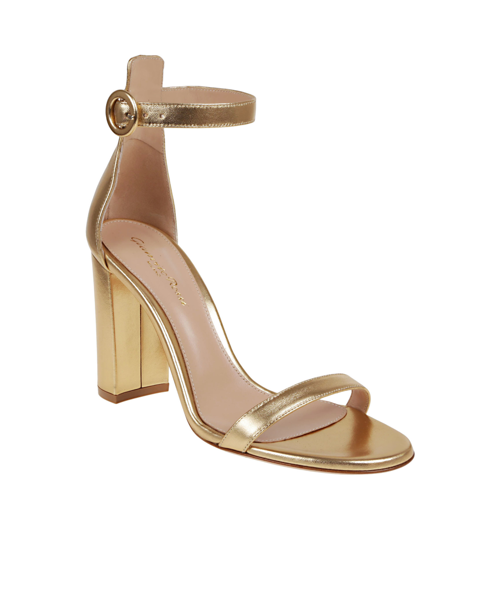 Shop Gianvito Rossi 95mm Gaeta Sandals In Nude