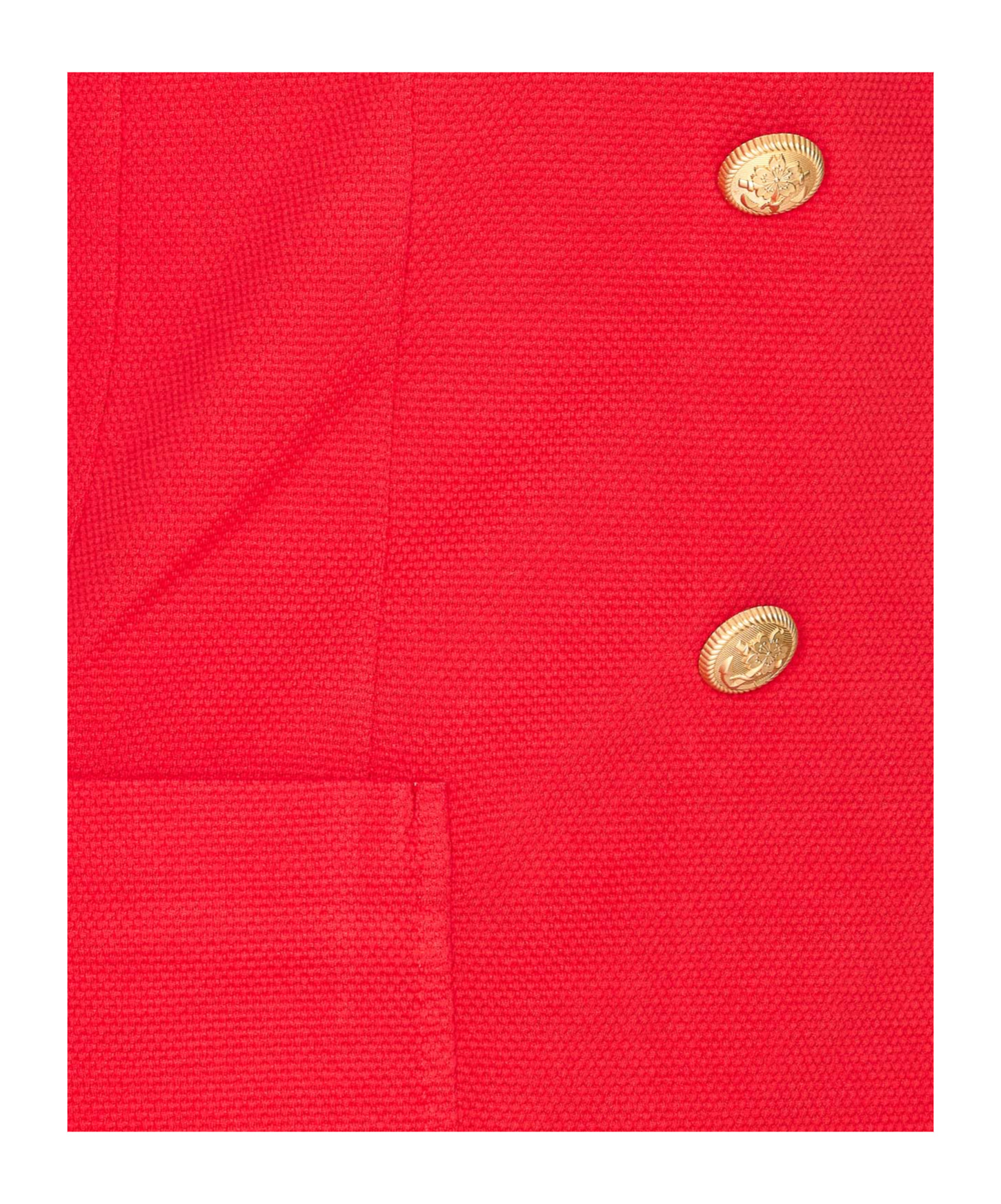 Circolo 1901 Double-breasted Jacket Gold Buttons In Red