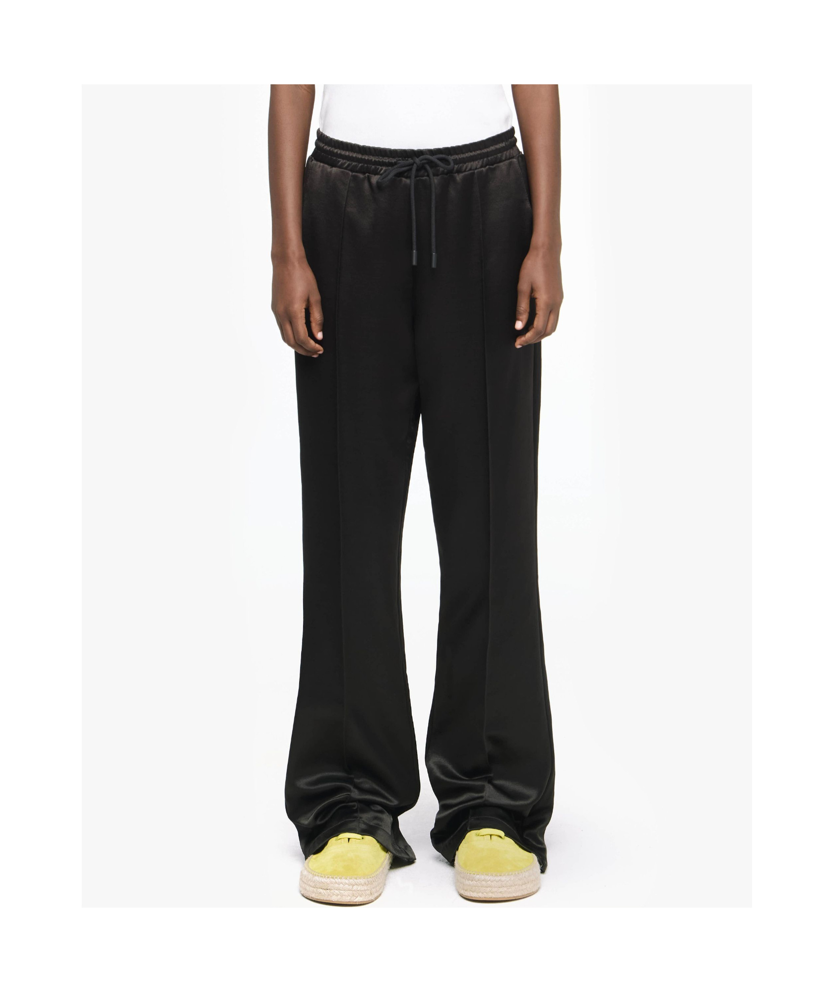 Jw Anderson Drawstring Waist Trousers In Black