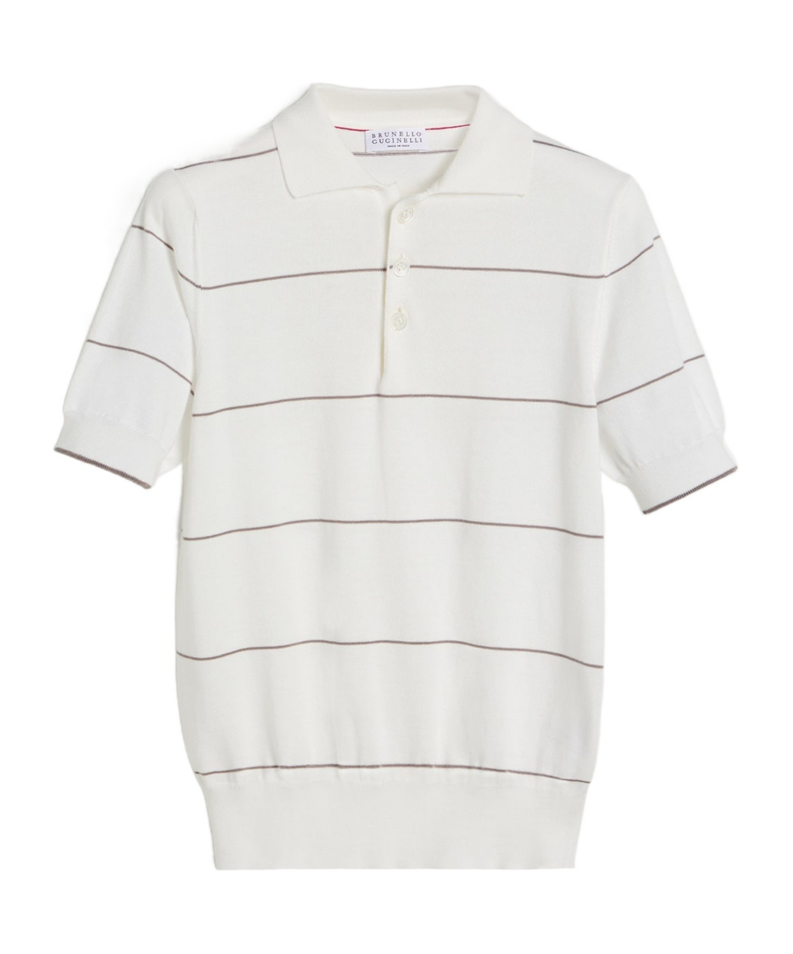Brunello Cucinelli Striped Polo Shirt