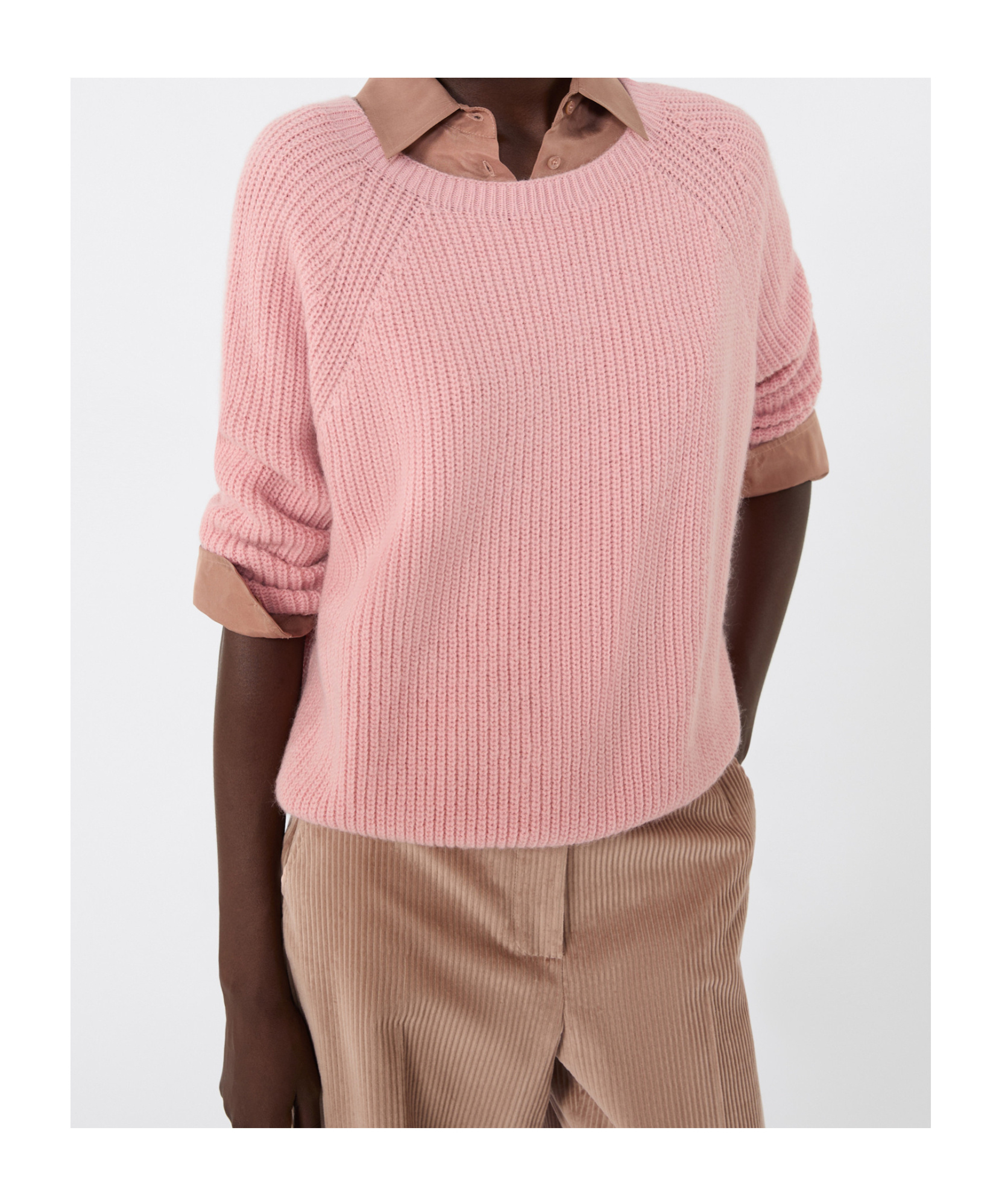 Weekend Max Mara Mohair Yarn Sweater In Pink