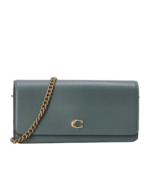 COACH COACH ESSENTIAL LOGO PLAQUE LONG WALLET