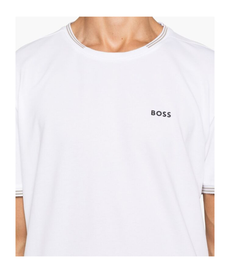 Shop Hugo Boss Short-sleeved T-shirt In White