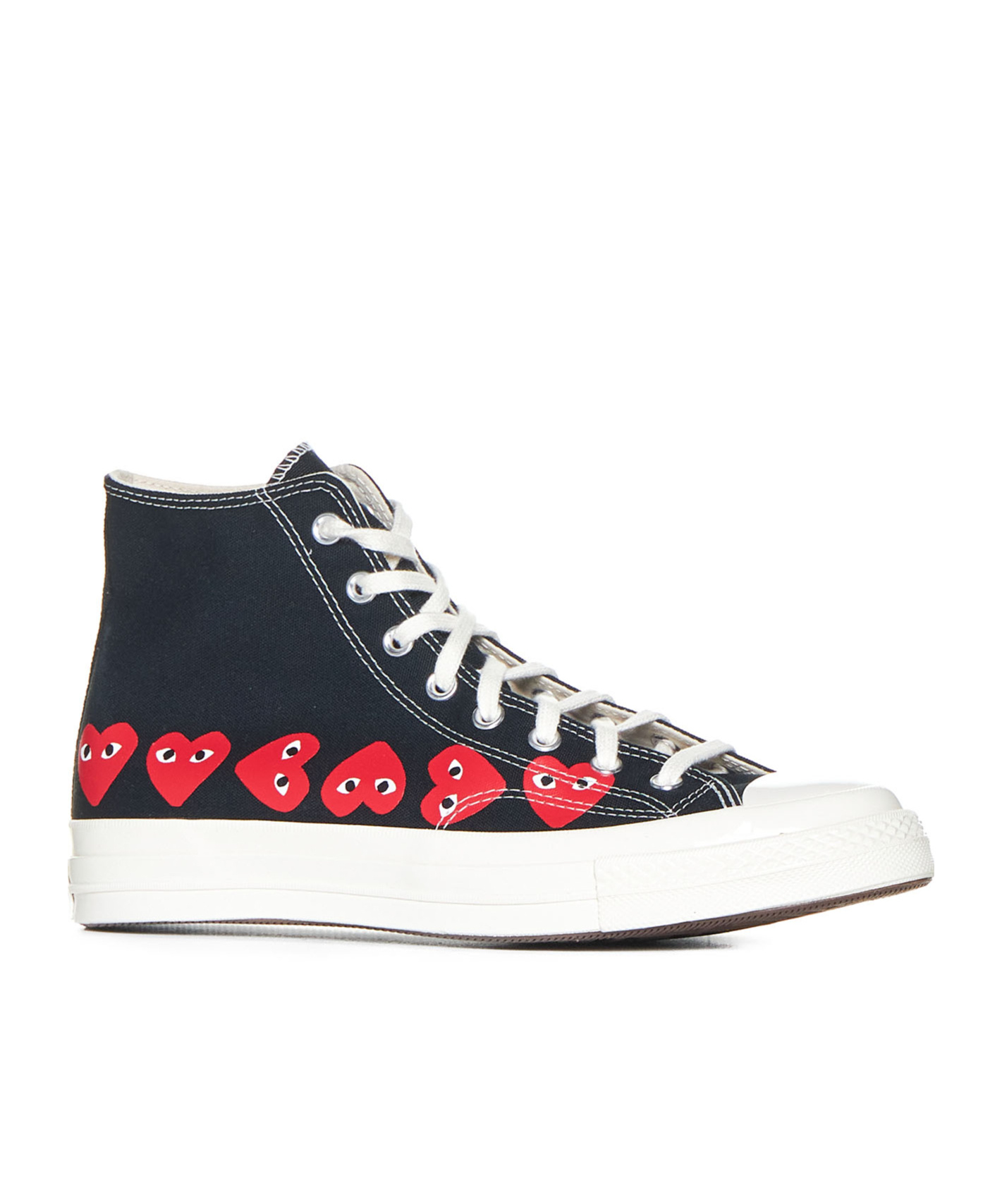Comme Des Garçons Comme Des Garcons Chuck Taylor High Top Sneakers In White