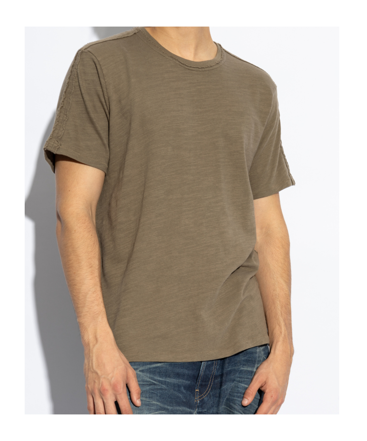 Rag & Bone Short-sleeved T-shirt In Brown