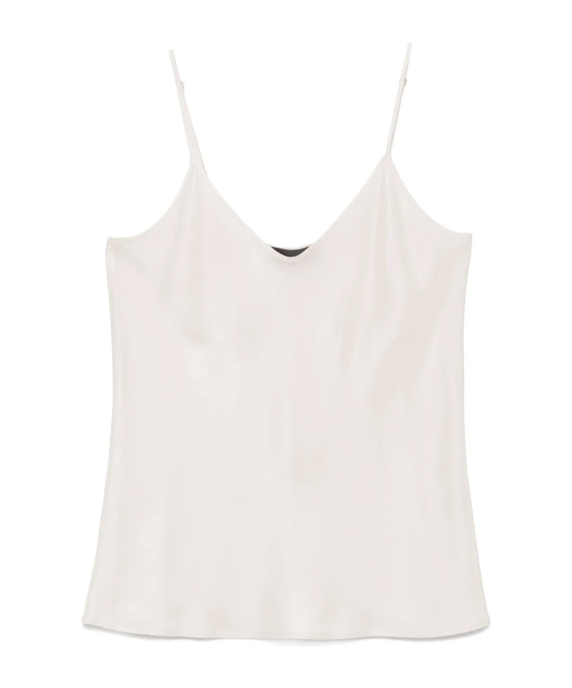 Lorena Antoniazzi Crepe Tank Top In White