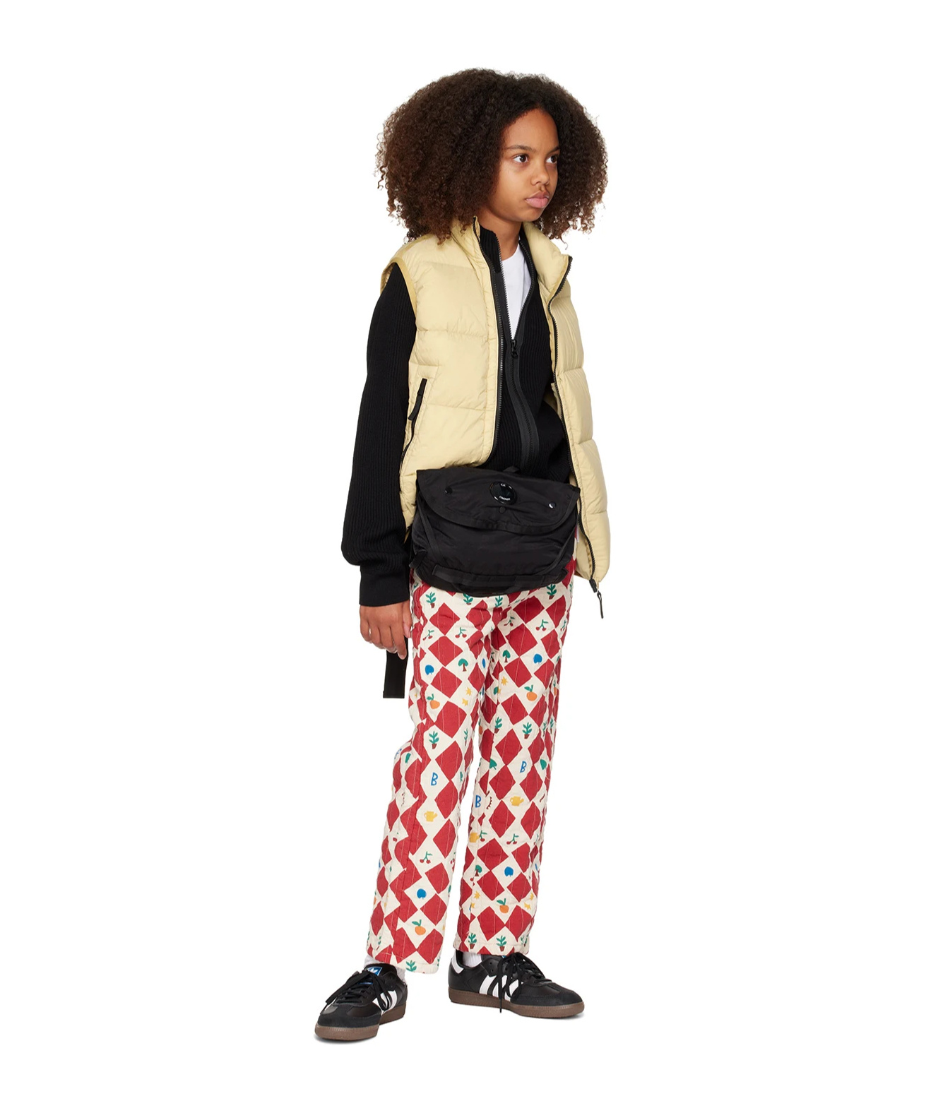 Stone Island Kids Beige Zip Down Vest In Nude