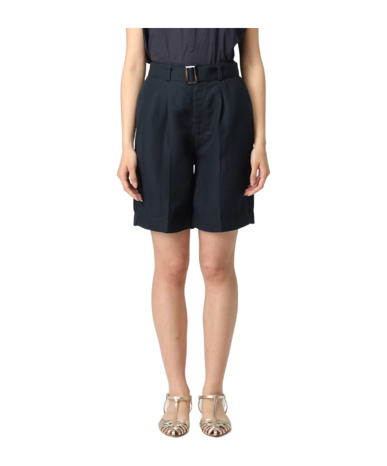 Woolrich Drapey Shorts In Black