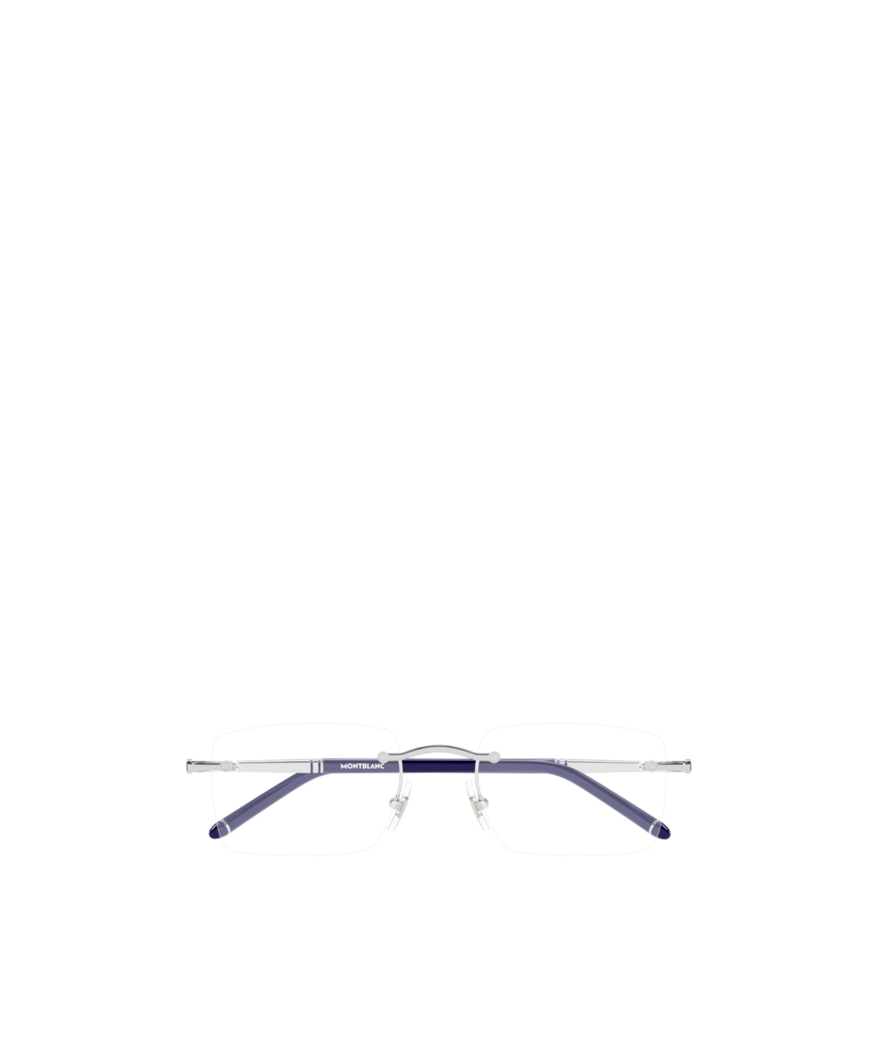 Montblanc Rectangle Glasses In Gray