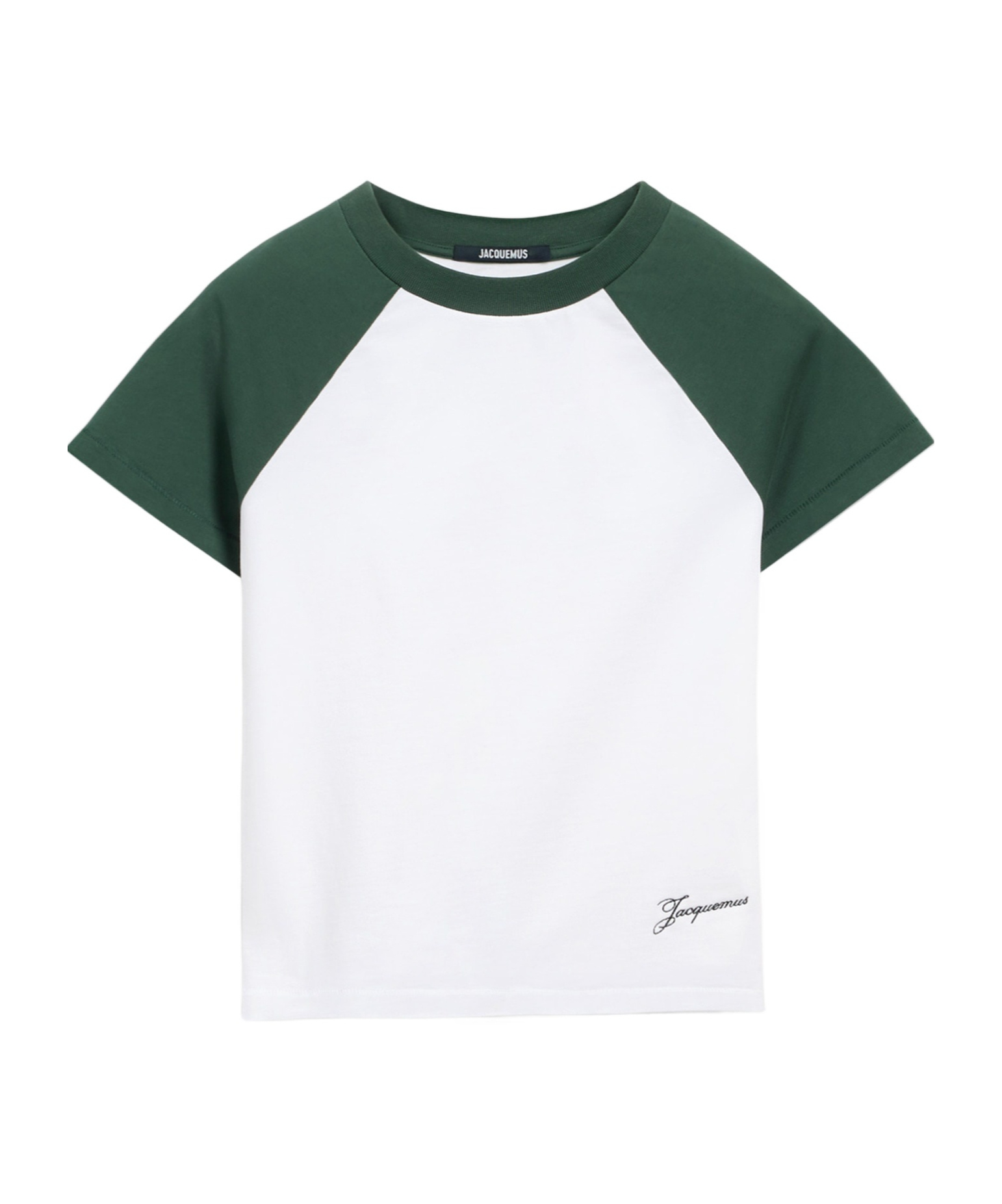 Shop Jacquemus The Baseball Mini T-shirt In White