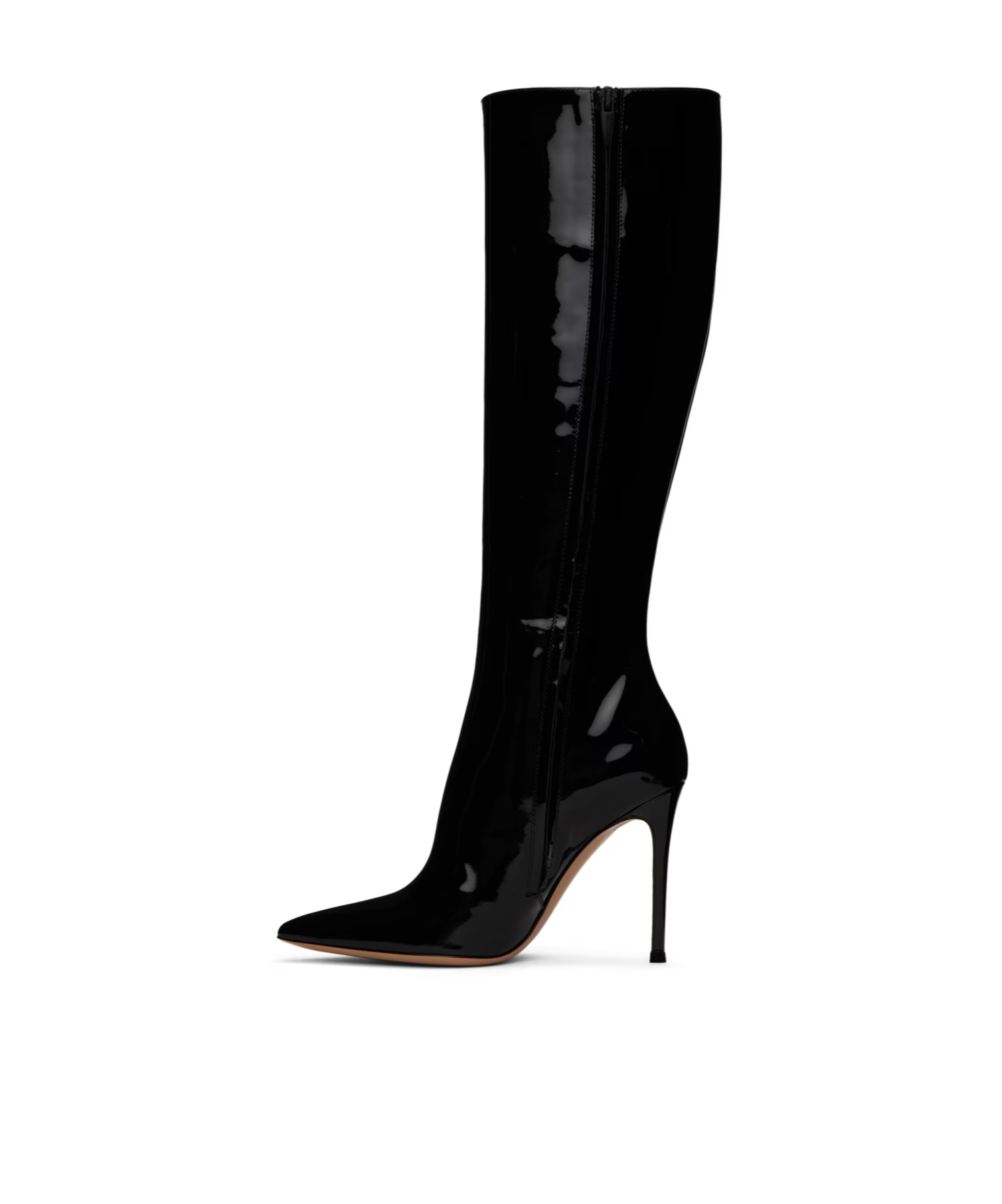 Gianvito Rossi Pointy High Boots In Black