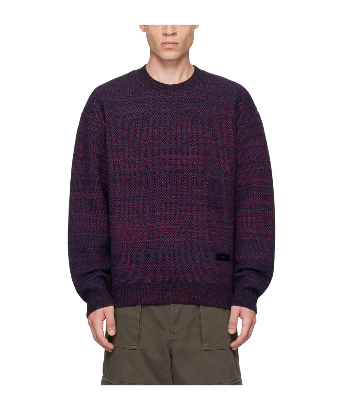 Juunj Logo Round-neck Sweater In Black