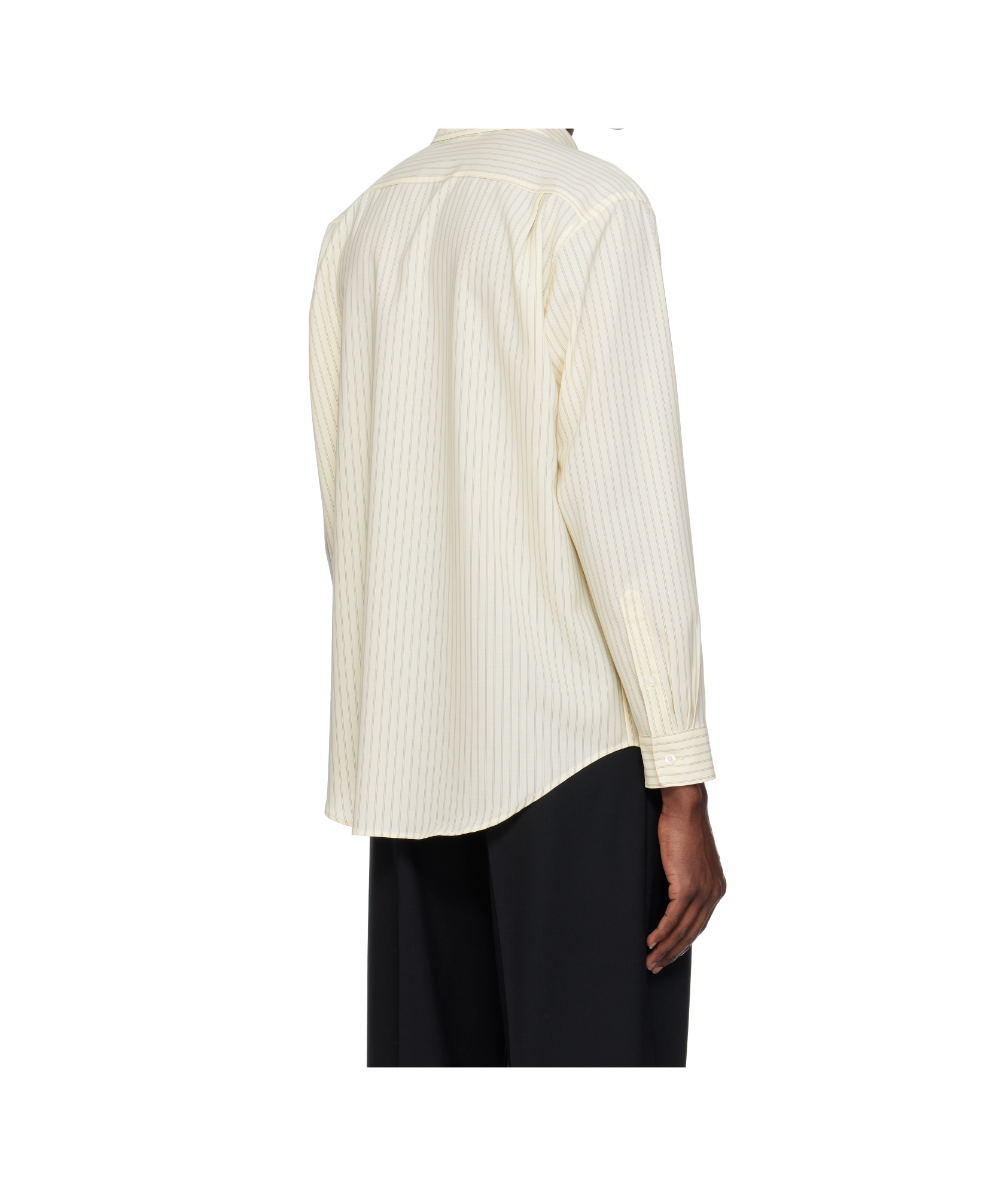 Auralee Off-white Super Fine Wool Shirt In White