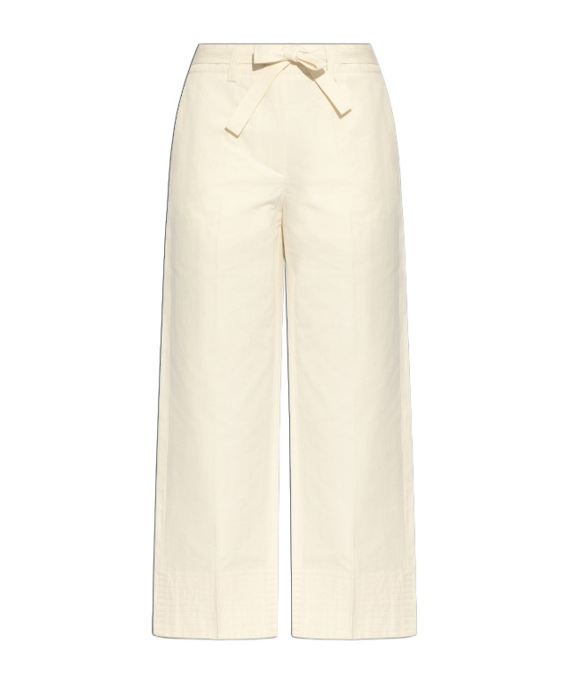 Apc Drawstring Cropped Pants A.p.c. In White