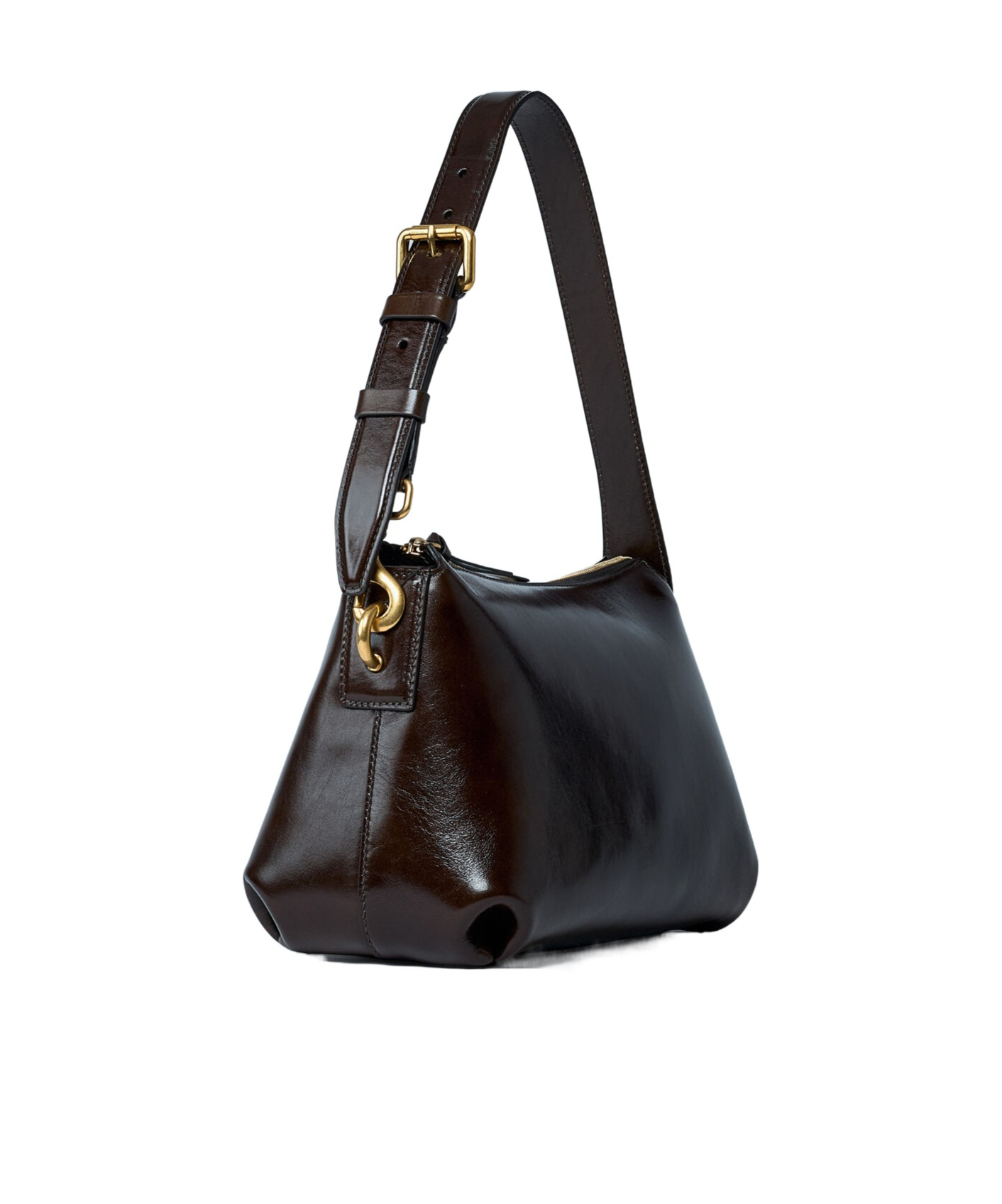 Dries Van Noten Women Leather Shoulder Bag In Brown