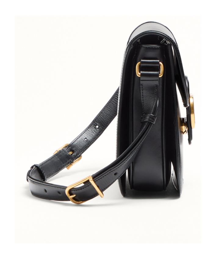 Valentino 9to5 Clamshell Shoulder Bag In Black