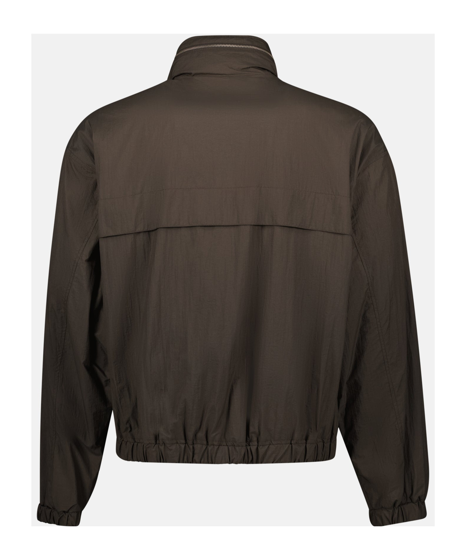 Shop Ami Alexandre Mattiussi Ami Paris Logo Printed Zipped Bomber Jacket In Black