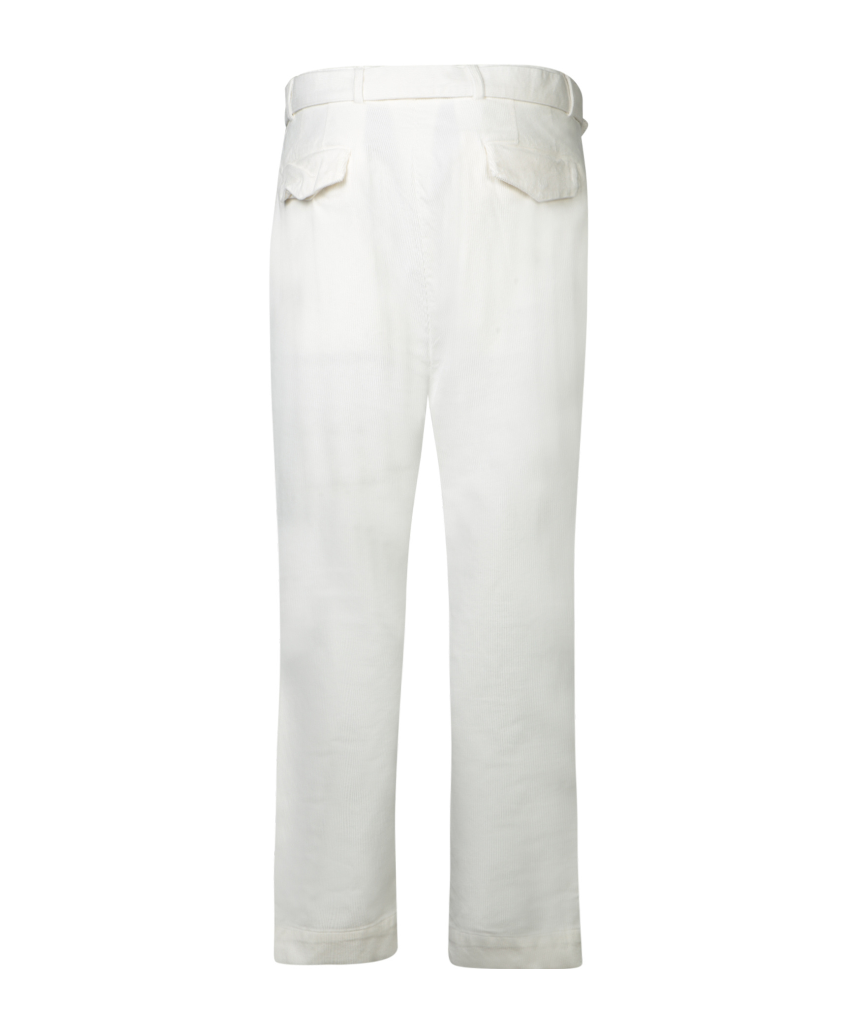 Officine Generale Owen Velvet Trousers In Ecru In White