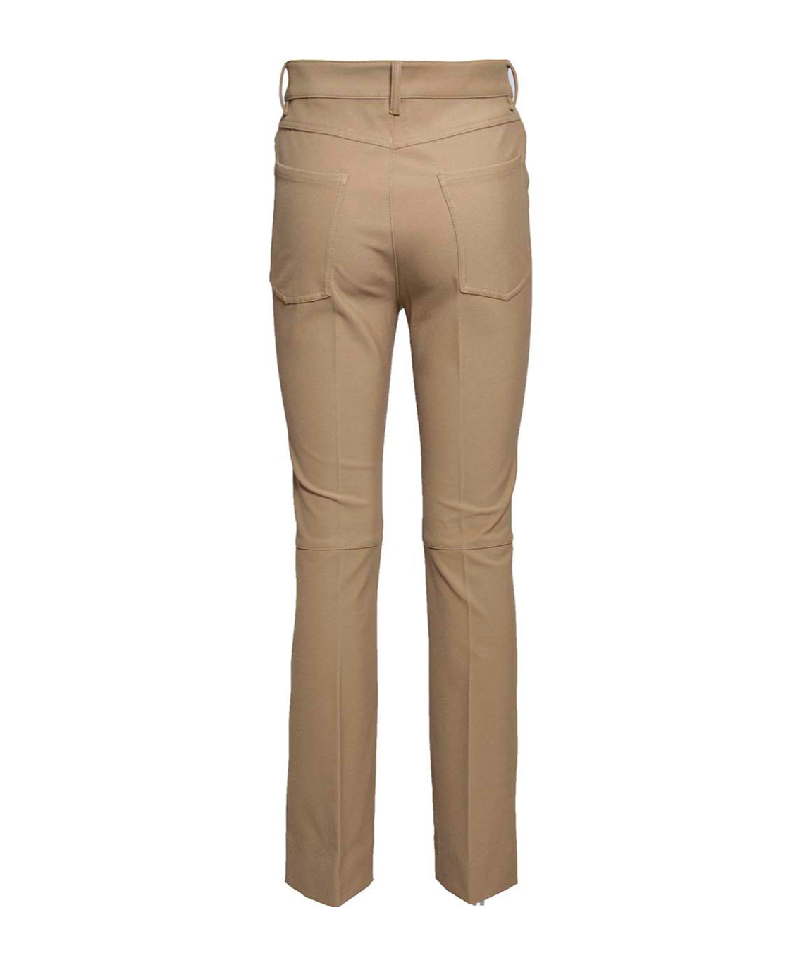 Max Mara Tabarin Pants In Camel Cotton Twill In Nude