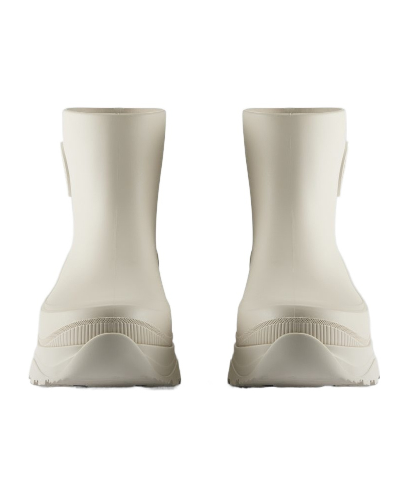 Canada Goose Logo Short Boots In Nude