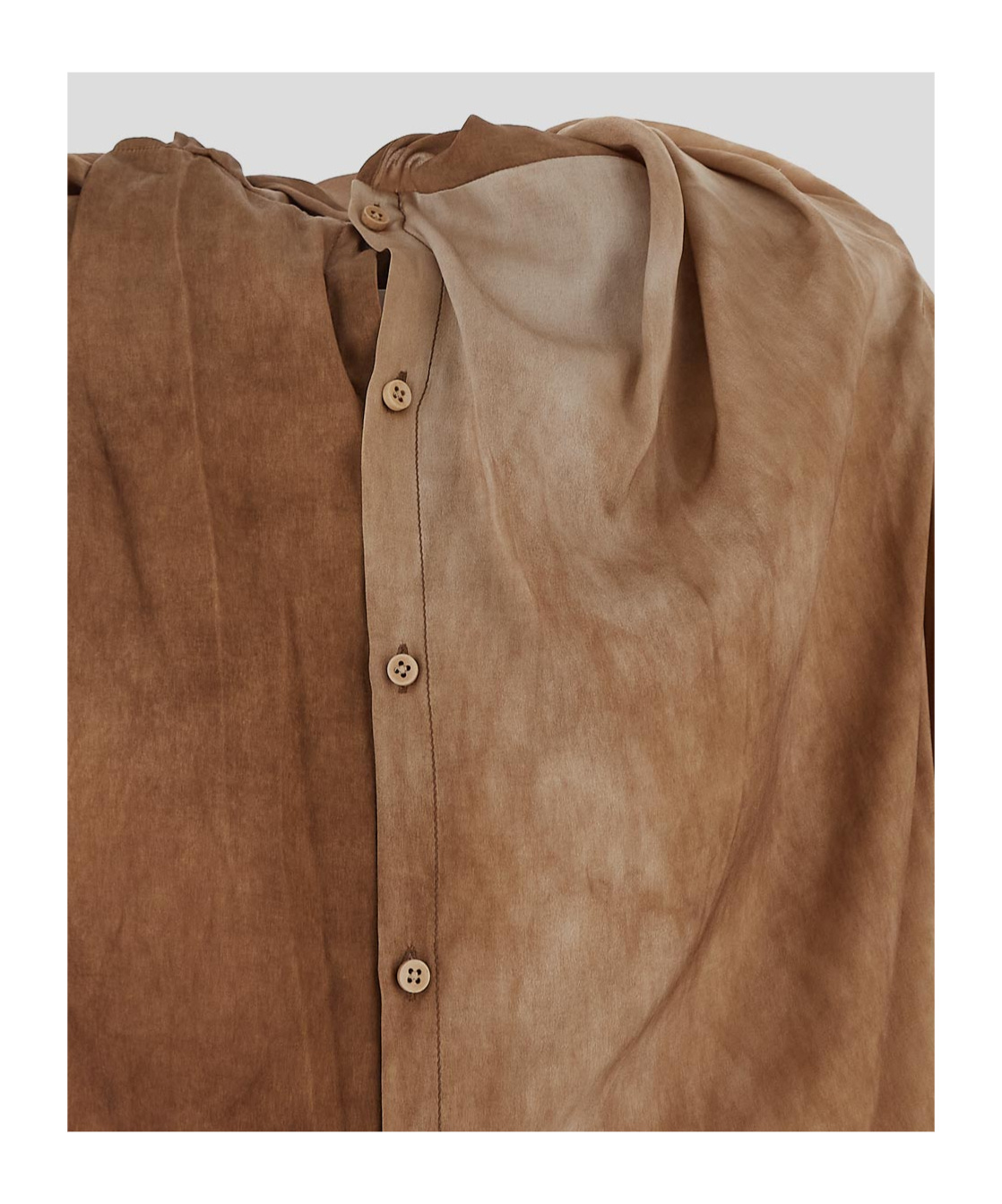 Uma Wang Oversized Shirt In Brown
