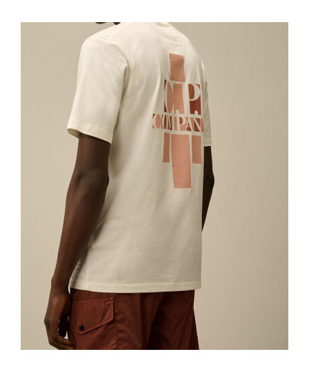 C.p. Company C.p.company Jersey T-shirt In Nude