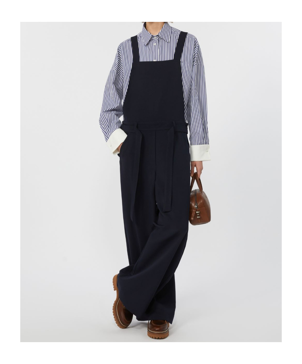 Weekend Max Mara Oversized Poplin Shirt In Purple