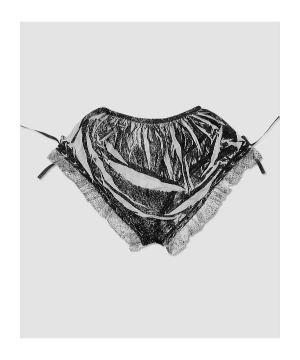 Maison Margiela High-waisted Briefs In Gray