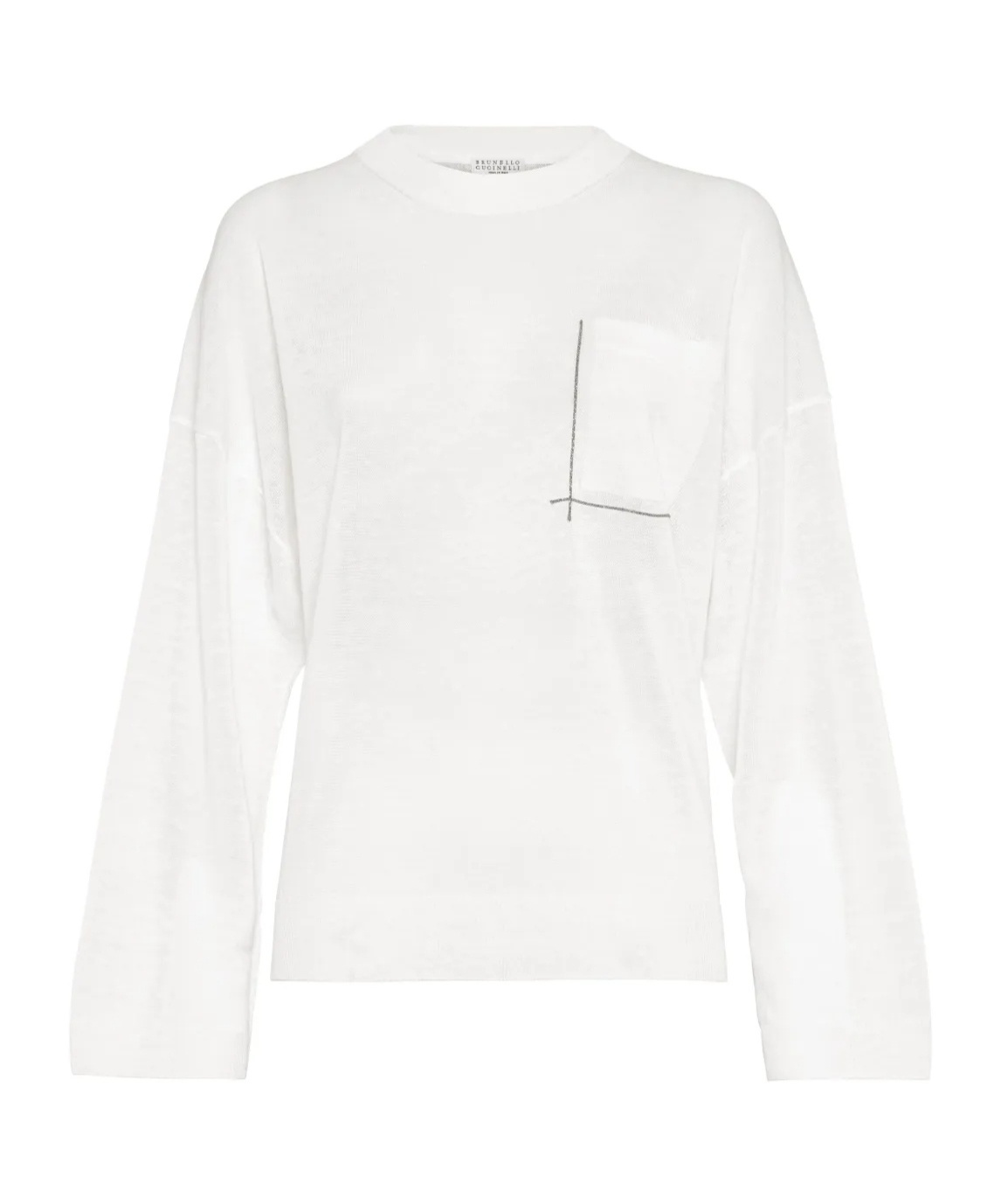 BRUNELLO CUCINELLI MONILI-EMBELLISHED SWEATER
