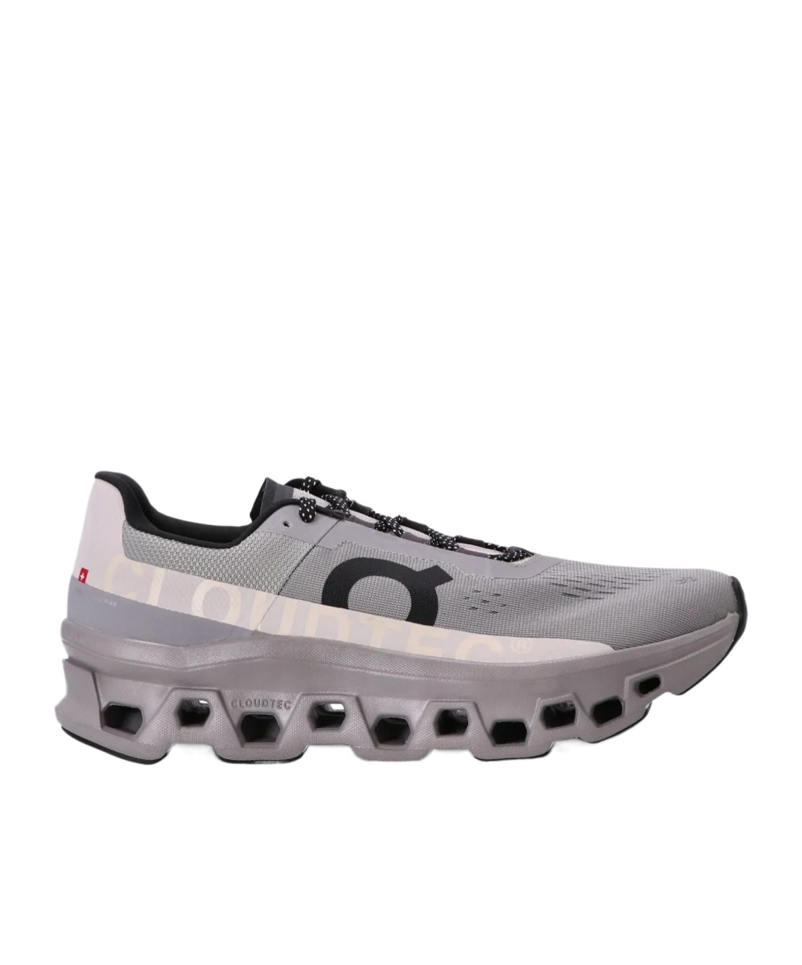 On Running Cloudmonster Sneakers In Mist Grey