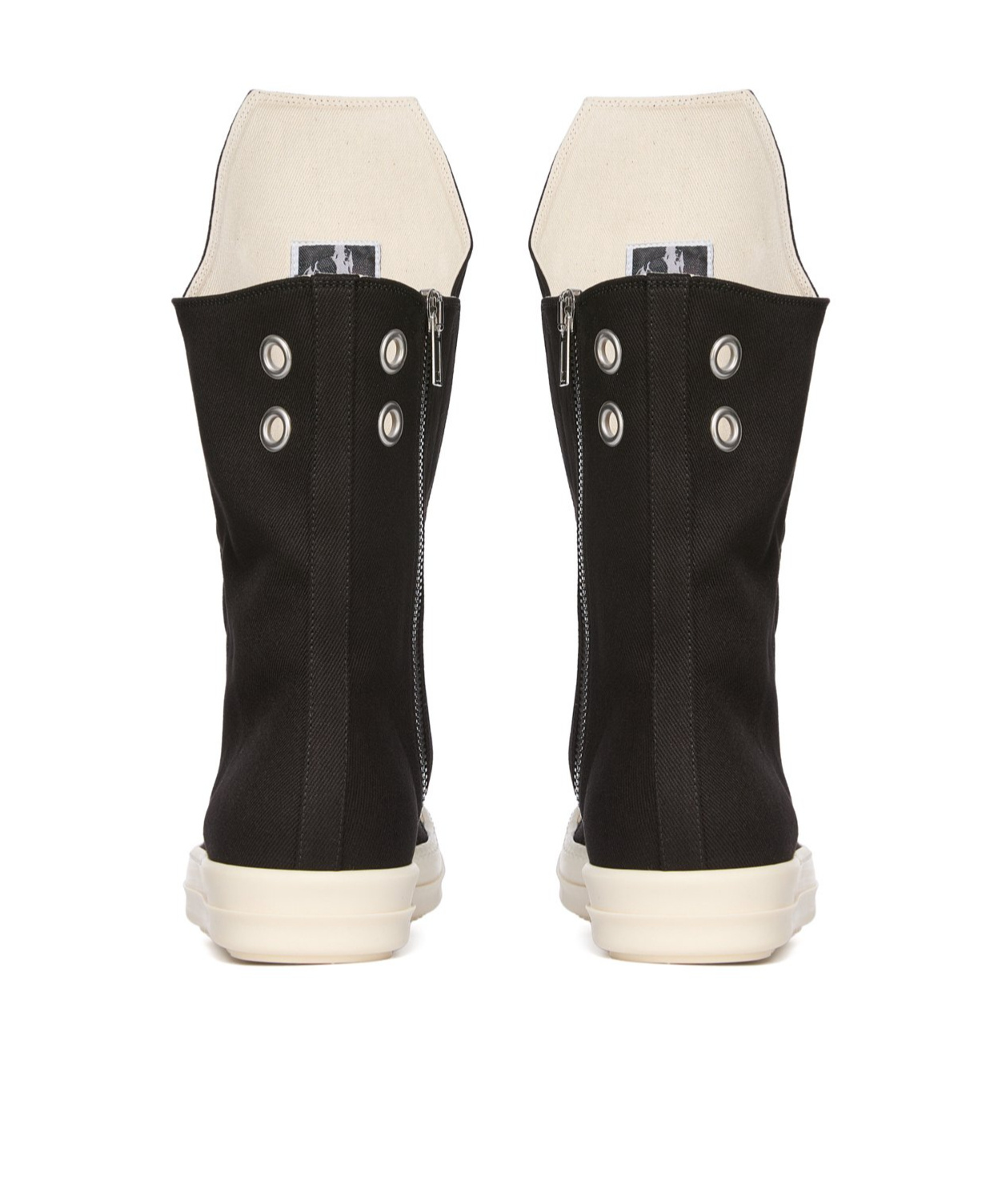 Rick Owens Drkshdw Lace-up High-top Casual Shoes In Black