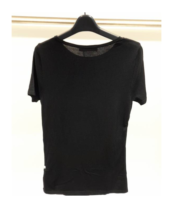Weekend Max Mara Short-sleeved T-shirt In Black