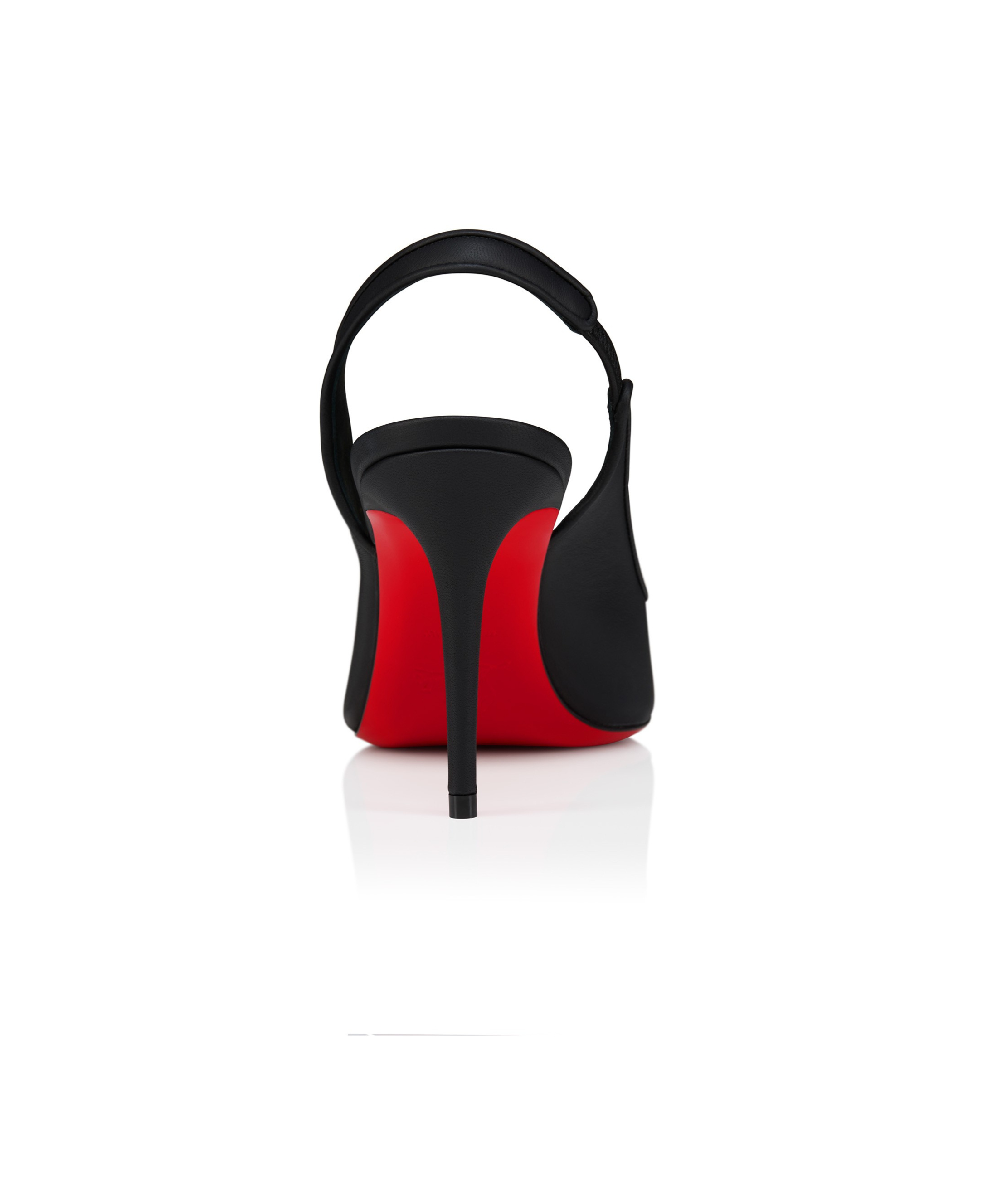 Christian Louboutin Sporty Kate Leather Slingback Pumps 85 In Black