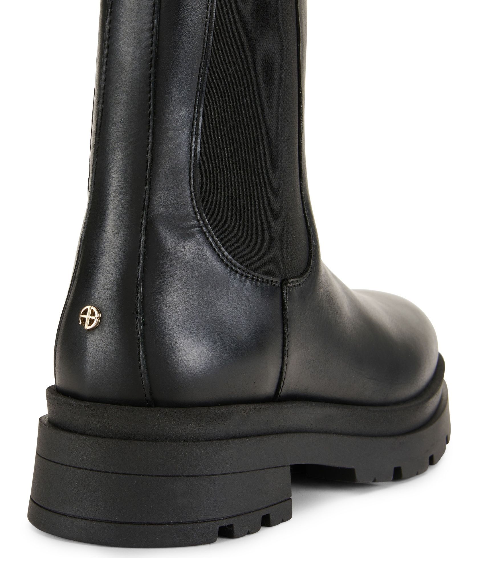 ANINE BING ROUND TOE ANKLE BOOTS
