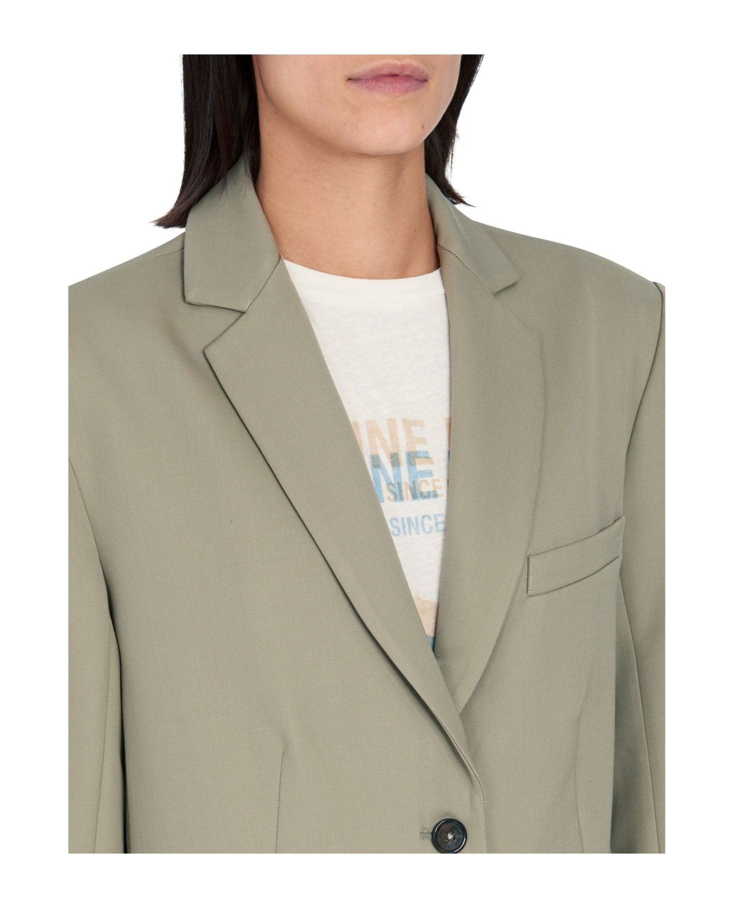 ANINE BING BUTTON SUIT COAT