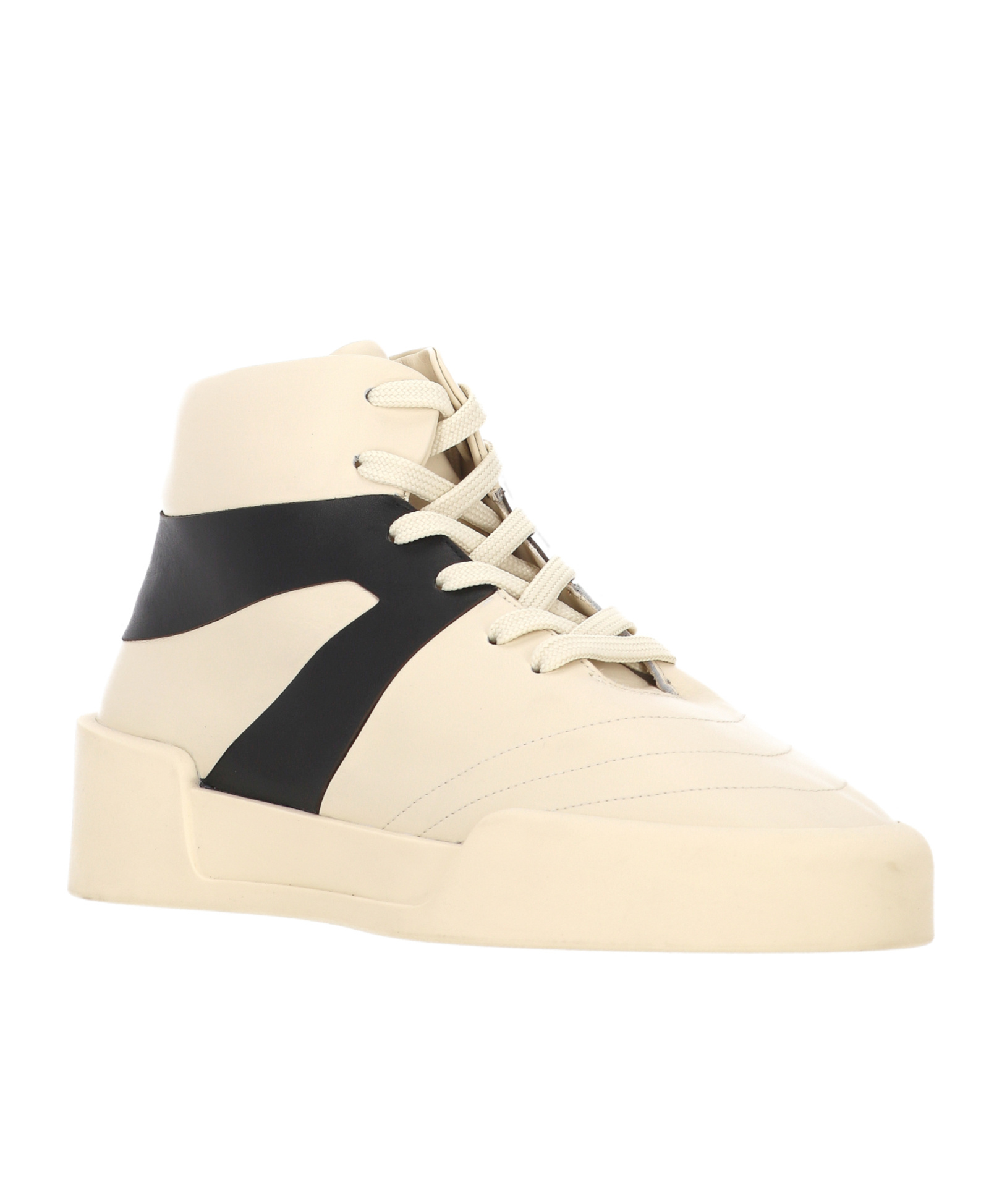 Fear Of God High-top Basketball Sneaker With Stripe Detail In Brown