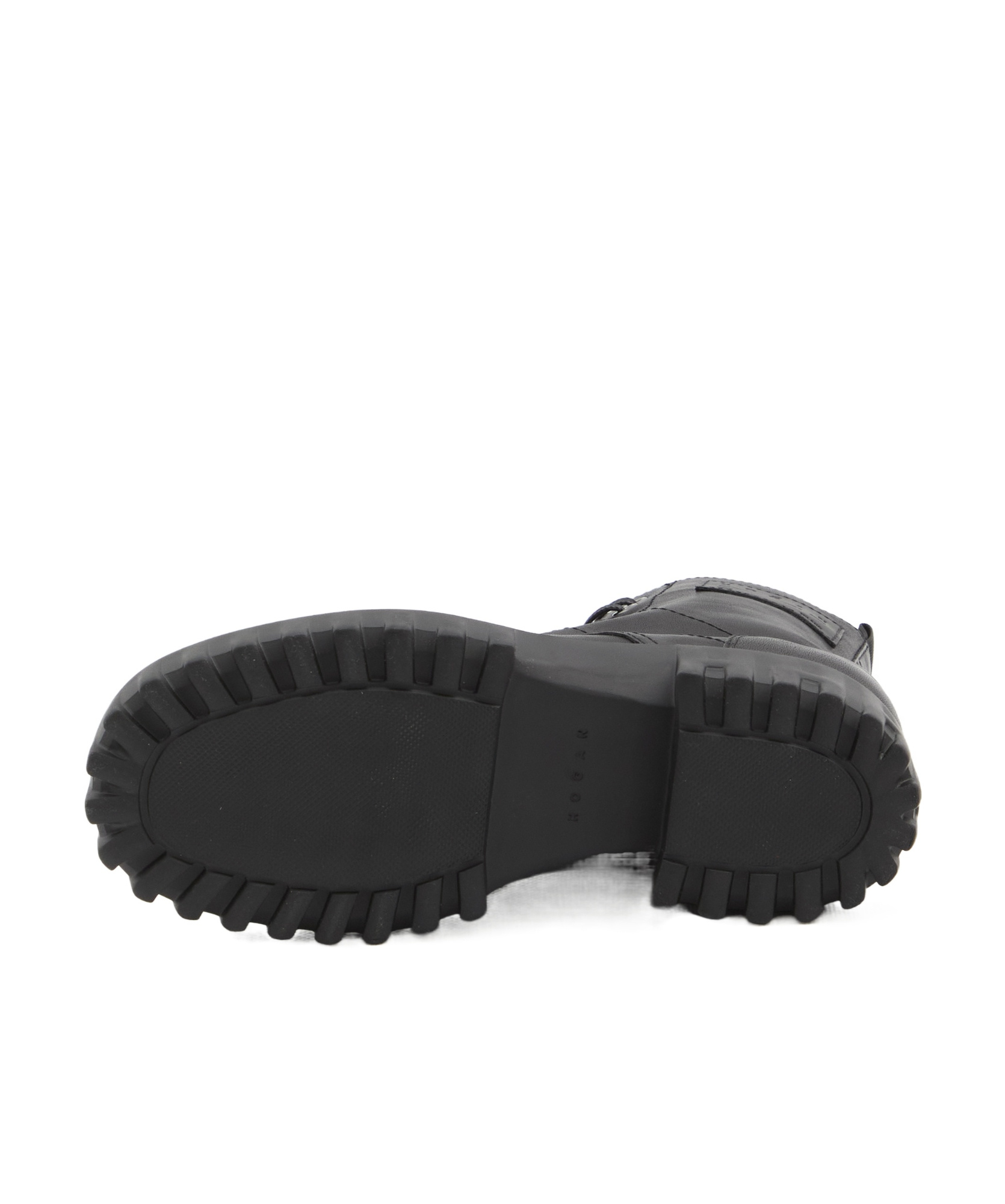 Hogan 20mm Lace-up Platform Boots In Black