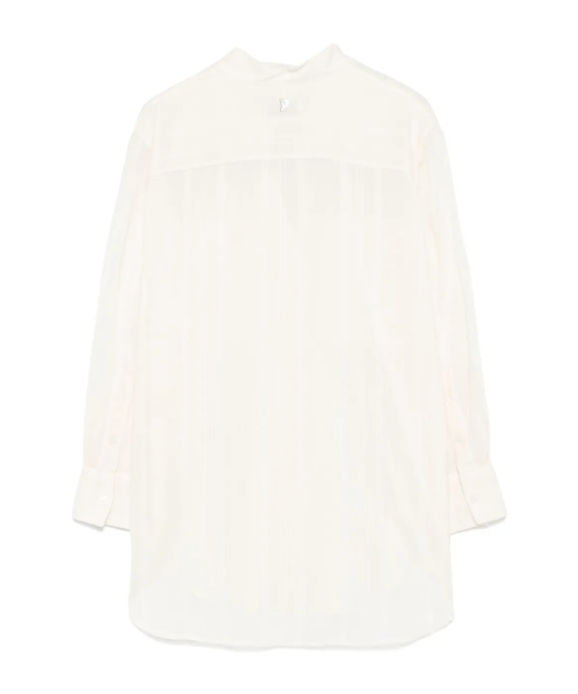 Dondup Relaxed Fit White Button-down Shirt With Chest Pockets