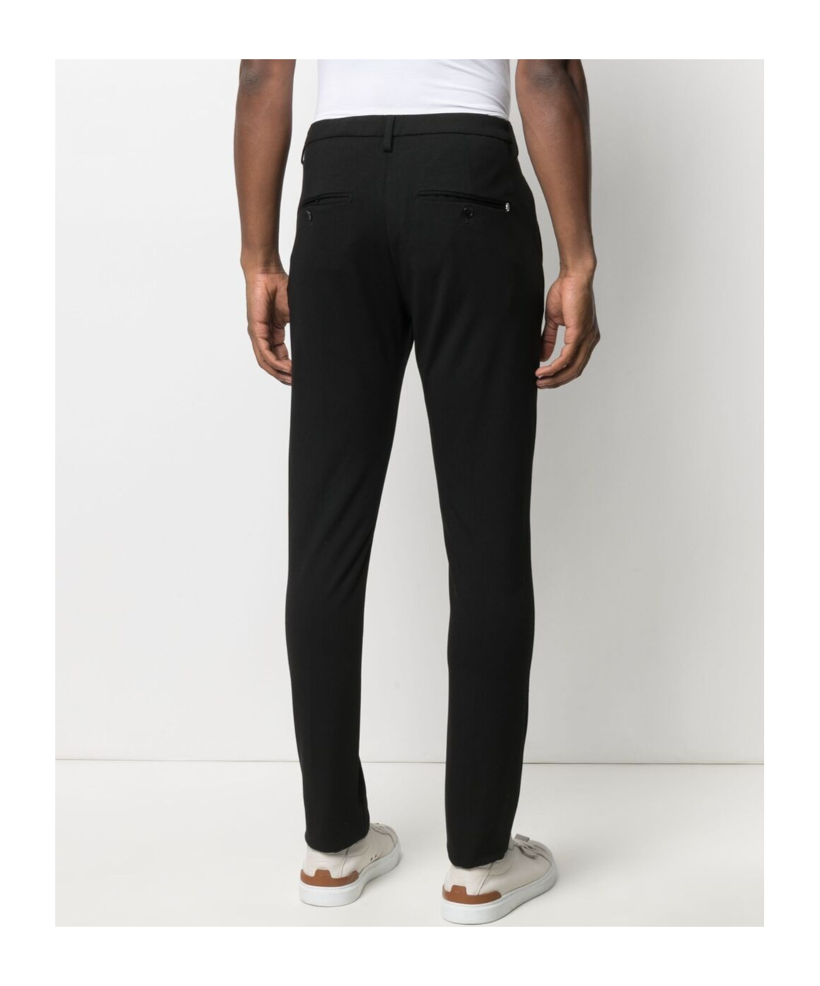 Dondup Belt Loops Slacks In Black