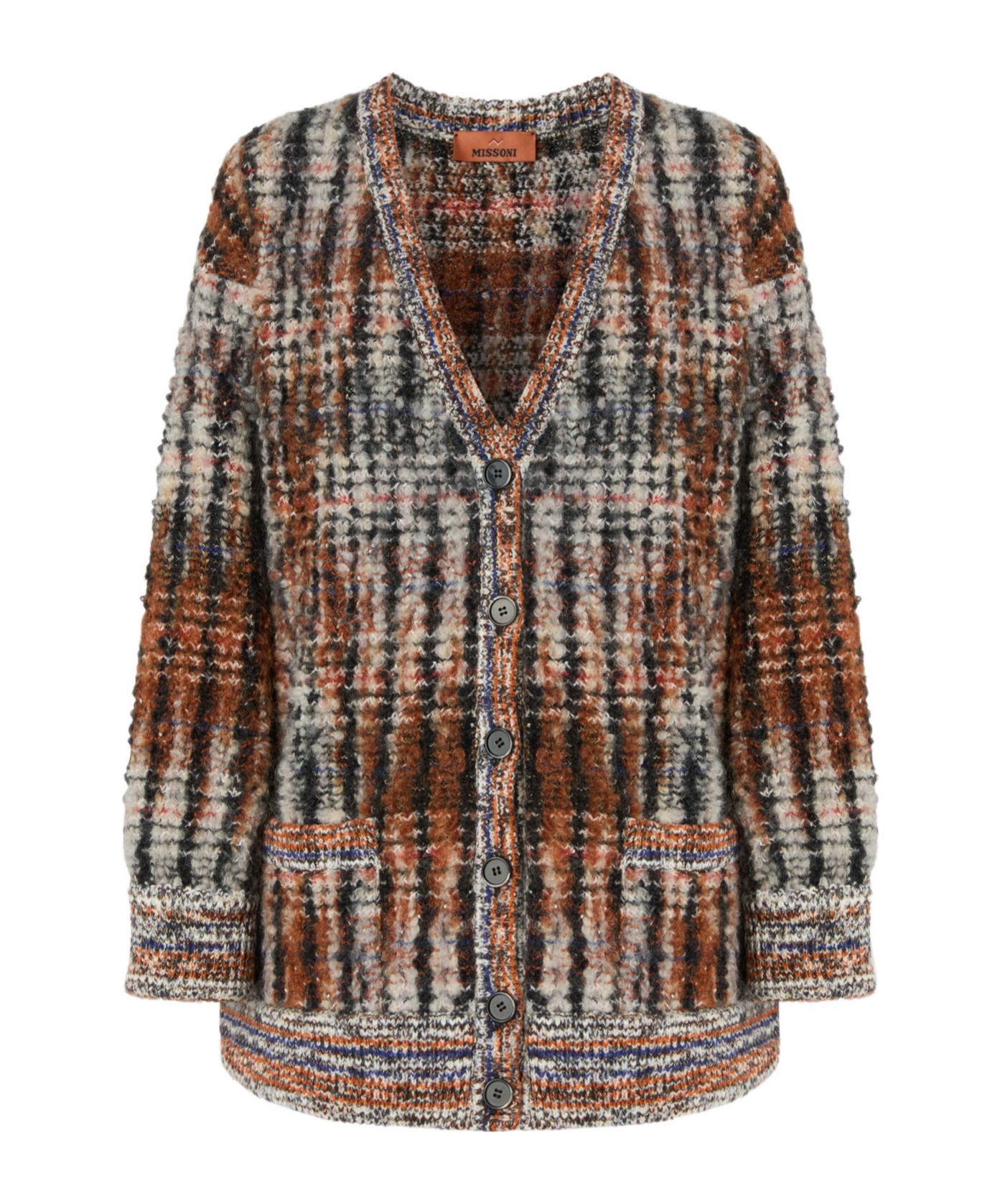Missoni V-neck Cardigan In Multi