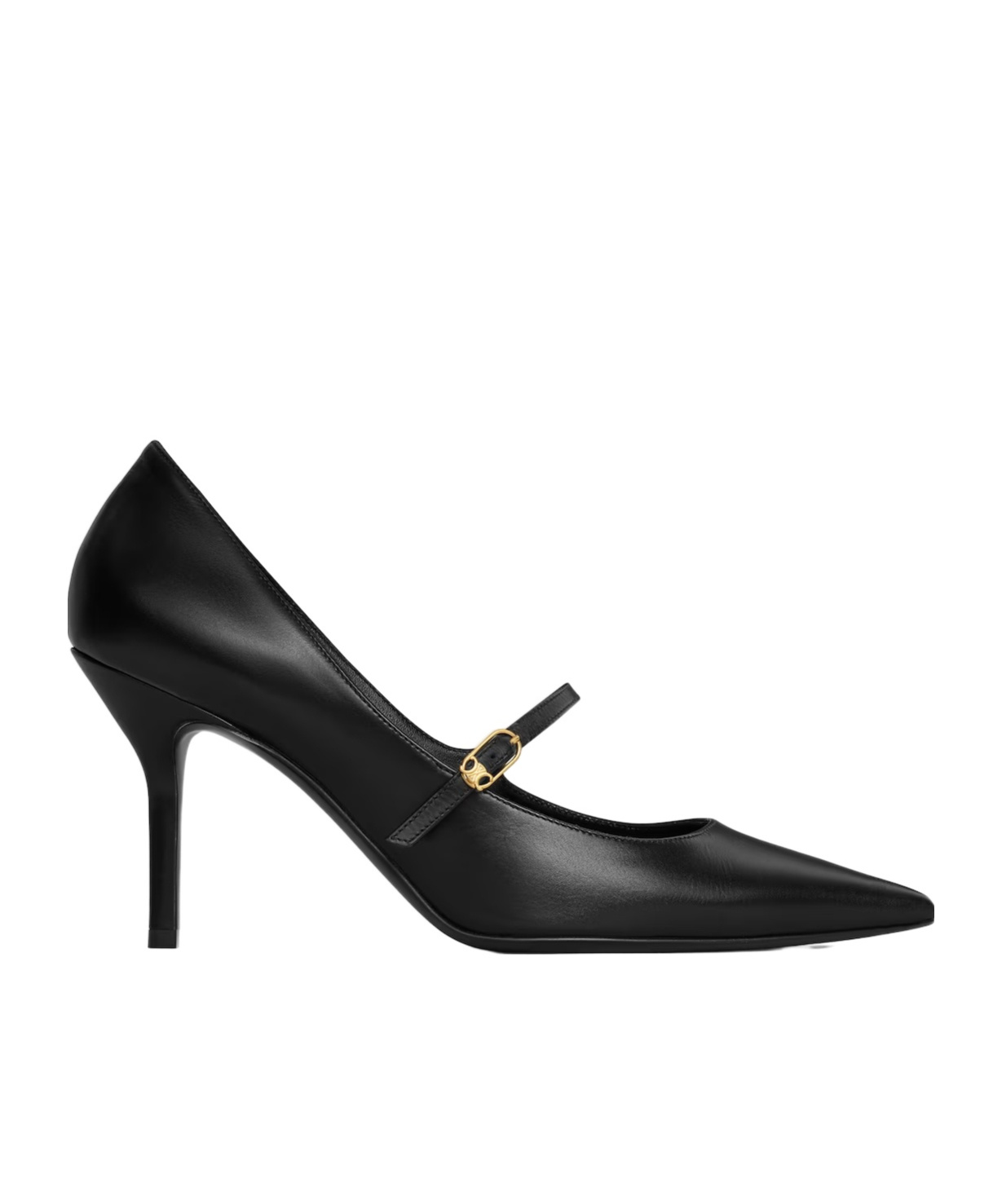 Celine Judy Strappy Pump In Calfskin In Black