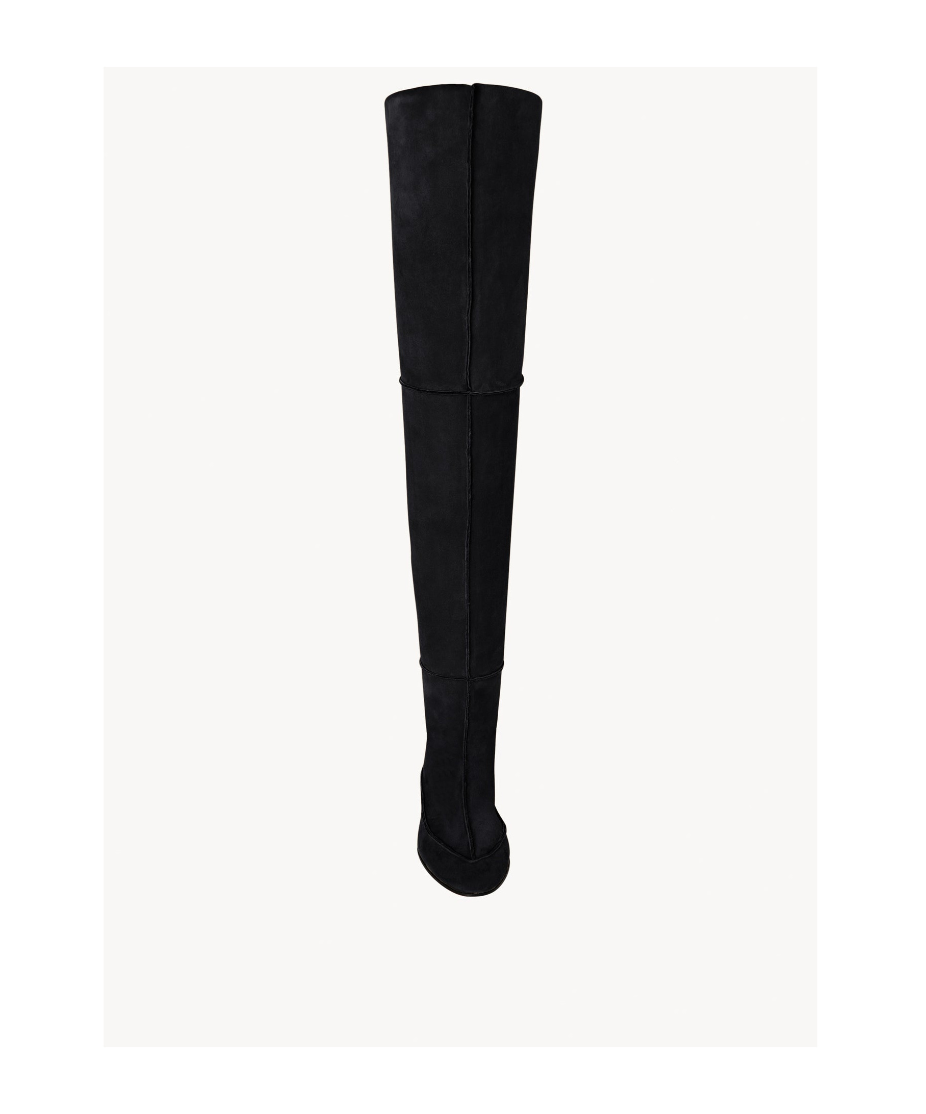The Row Hereditas Shearling Over-the-knee Boots In Black