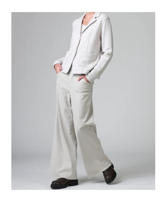 Transit Herringbone Pocket Cardigan In Gray