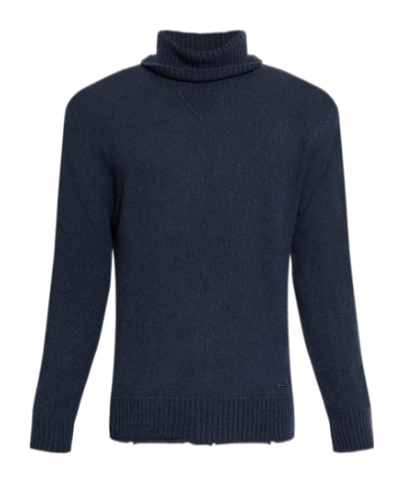 Dsquared2 Roll-neck Knitted Jumper In Gray